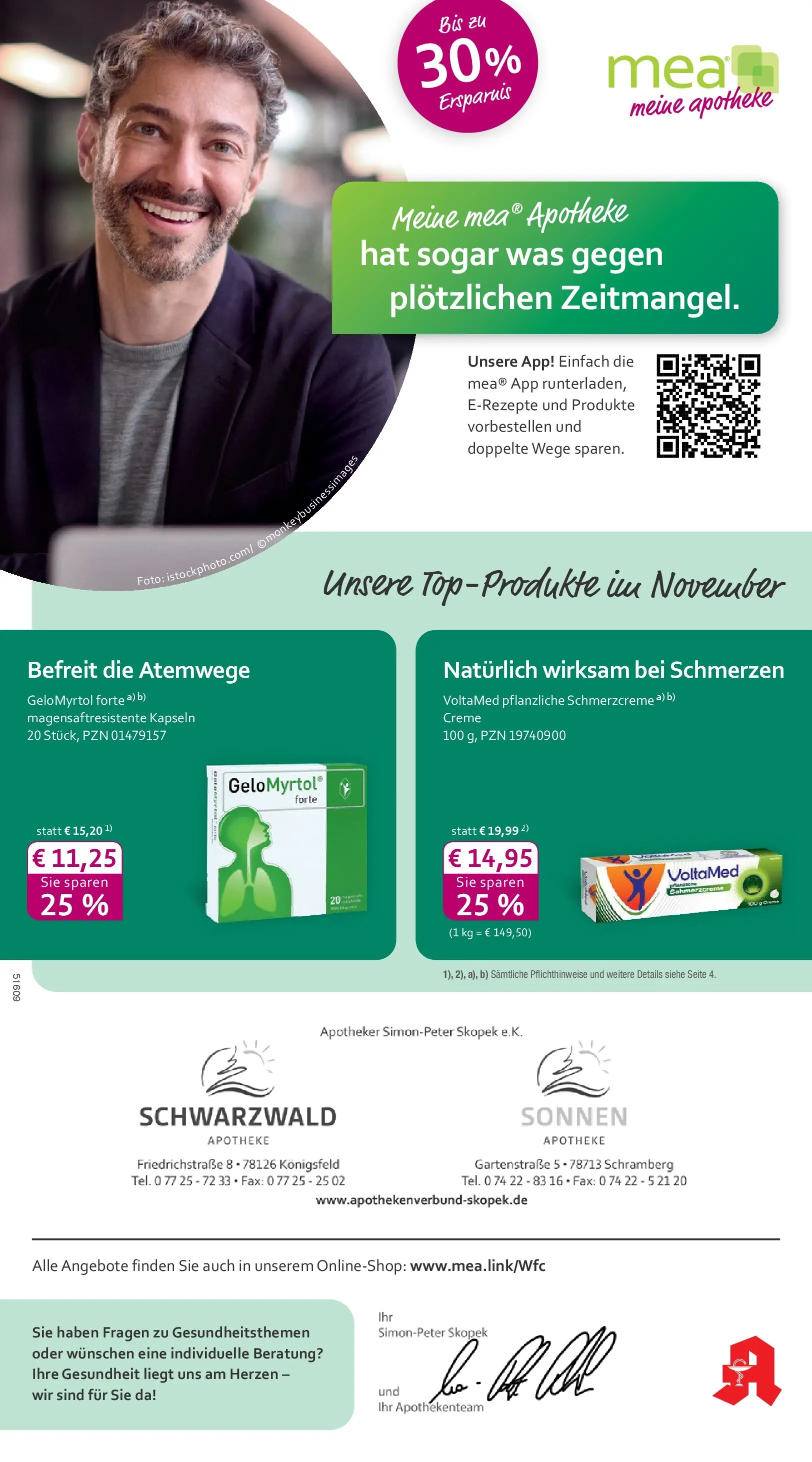 Entdecke - mea Apotheke: Top Angebote im November! (ab 31.10.2025) zum Blättern | Seite: 1 | Produkte: Creme