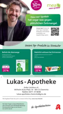 Entdecke - mea Apotheke: Top Angebote im November! ab 31.10.2025 gültig Entdecke - mea Apotheke: Top Angebote im November! ab 31.10.2025 gültig