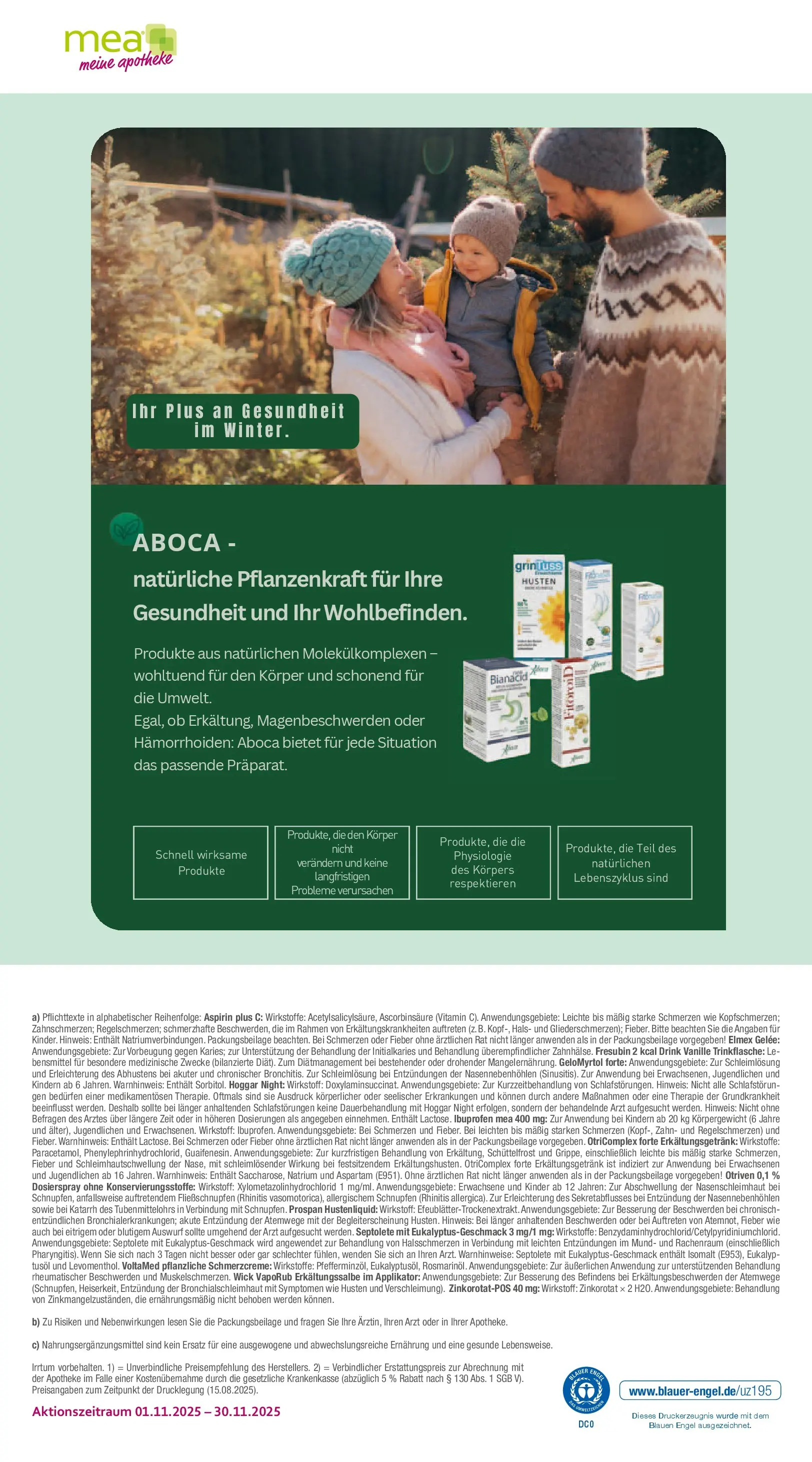 Entdecke - mea Apotheke: Top Angebote im November! (ab 31.10.2025) zum Blättern | Seite: 4