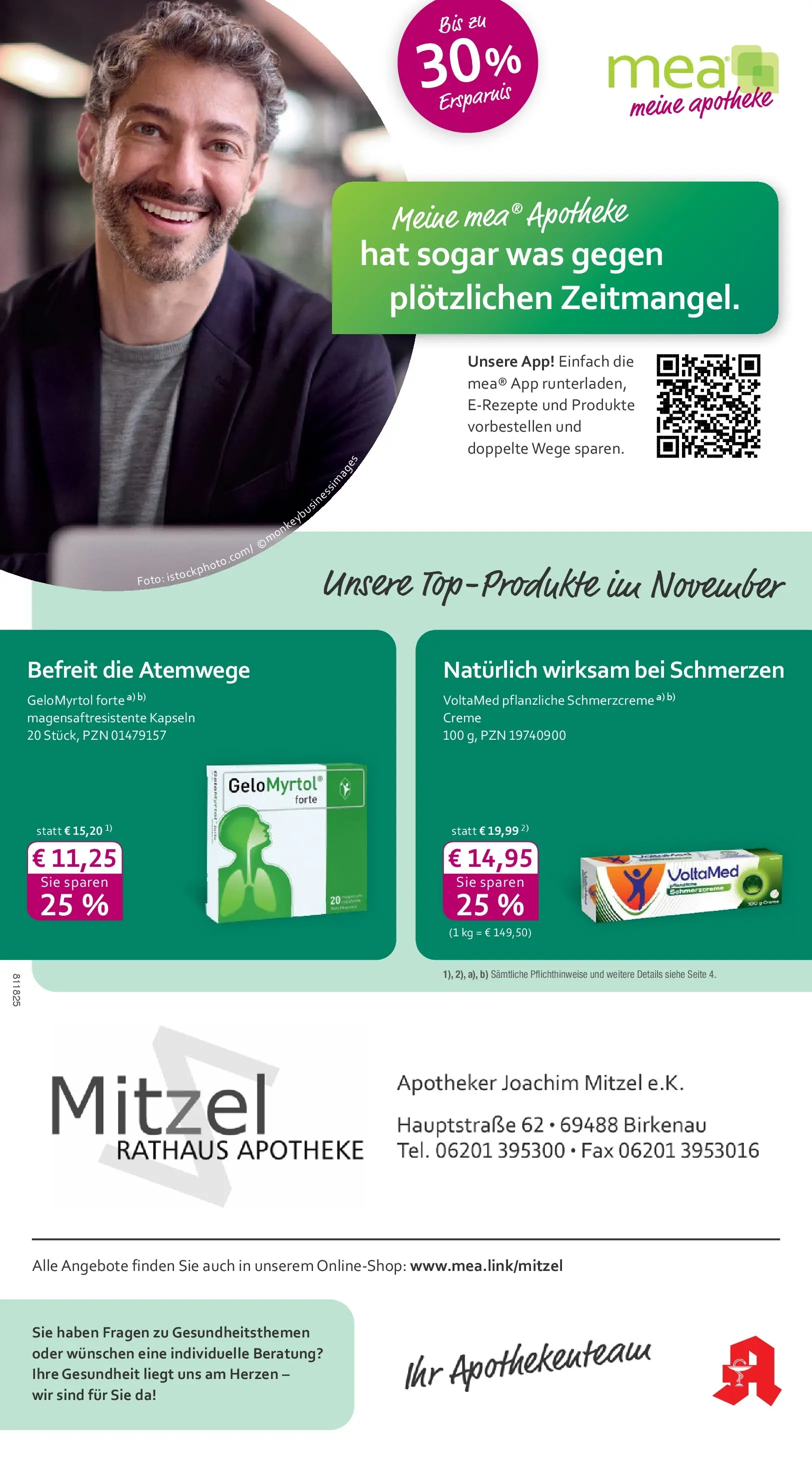 Entdecke - mea Apotheke: Top Angebote im November! (ab 31.10.2025) zum Blättern | Seite: 1 | Produkte: Creme