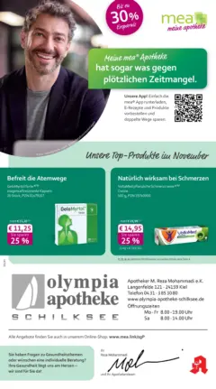 Entdecke - mea Apotheke: Top Angebote im November! ab 31.10.2025 gültig