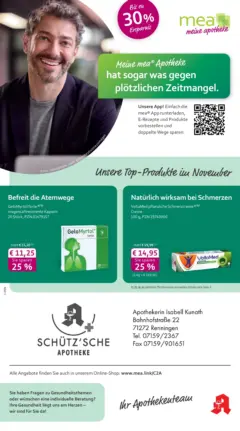 Entdecke - mea Apotheke: Top Angebote im November! ab 31.10.2025 gültig