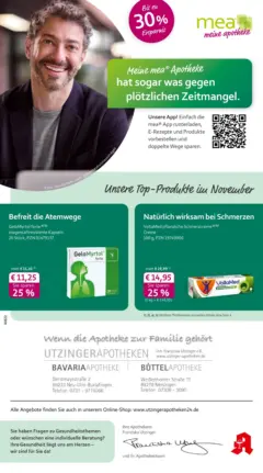 Entdecke - mea Apotheke: Top Angebote im November! ab 31.10.2025 gültig Entdecke - mea Apotheke: Top Angebote im November! ab 31.10.2025 gültig