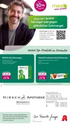 Entdecke - mea Apotheke: Top Angebote im November! ab 31.10.2025 gültig Entdecke - mea Apotheke: Top Angebote im November! ab 31.10.2025 gültig