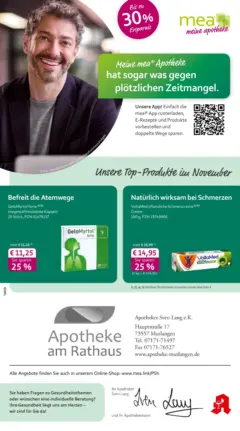 Entdecke - mea Apotheke: Top Angebote im November! ab 31.10.2025 gültig