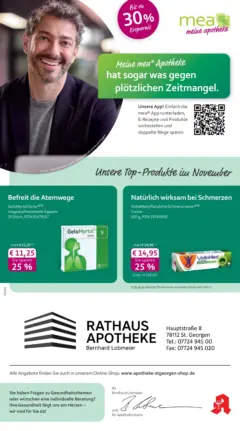 Entdecke - mea Apotheke: Top Angebote im November! ab 31.10.2025 gültig