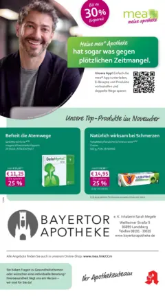 Entdecke - mea Apotheke: Top Angebote im November! ab 31.10.2025 gültig Entdecke - mea Apotheke: Top Angebote im November! ab 31.10.2025 gültig