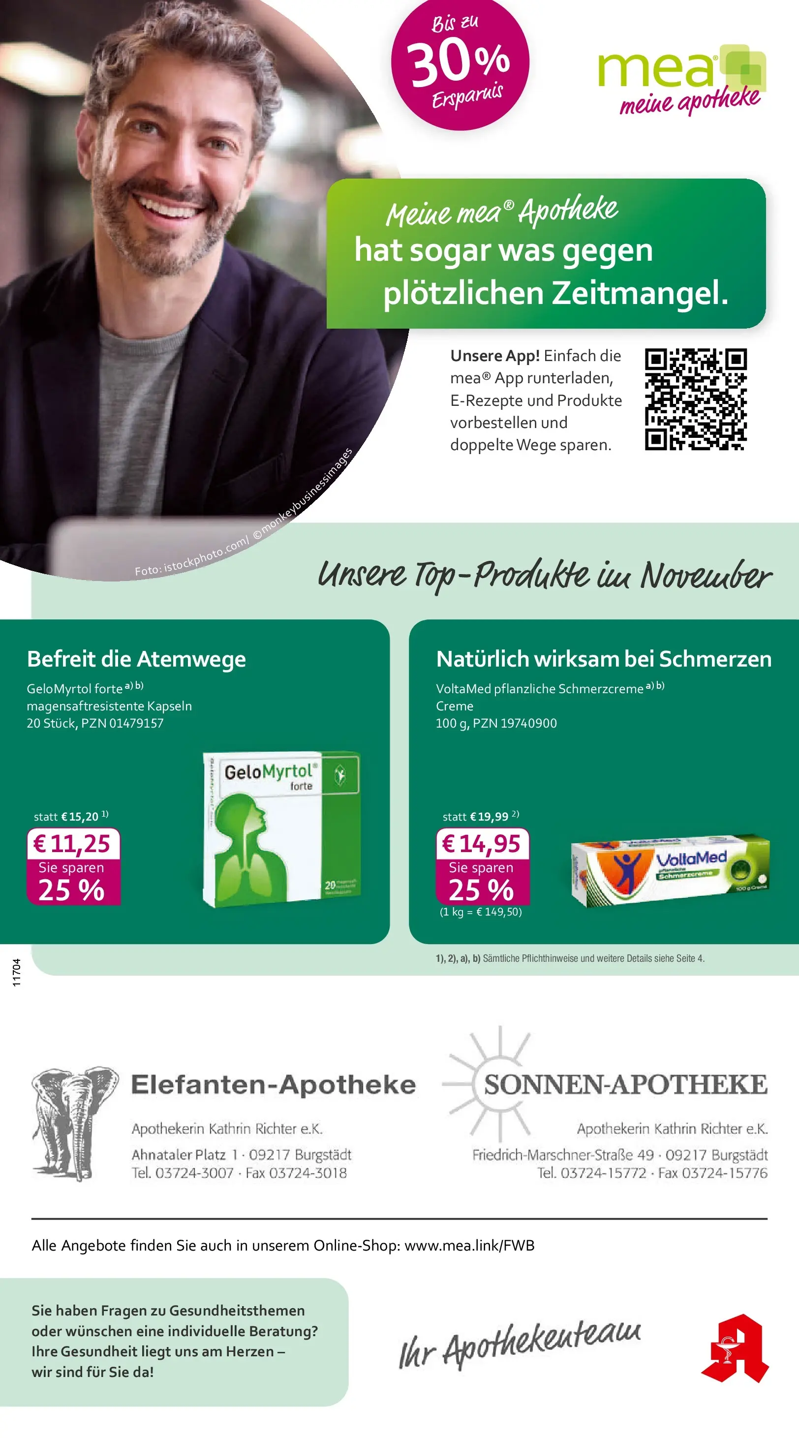 Entdecke - mea Apotheke: Top Angebote im November! (ab 31.10.2025) zum Blättern | Seite: 1 | Produkte: Creme