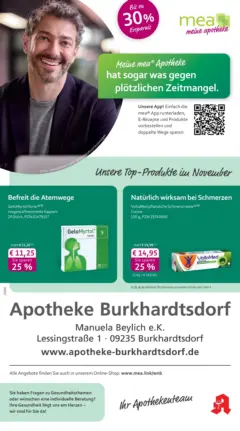 Entdecke - mea Apotheke: Top Angebote im November! ab 31.10.2025 gültig Entdecke - mea Apotheke: Top Angebote im November! ab 31.10.2025 gültig