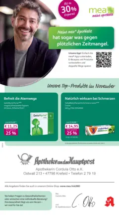 Entdecke - mea Apotheke: Top Angebote im November! ab 31.10.2025 gültig Entdecke - mea Apotheke: Top Angebote im November! ab 31.10.2025 gültig