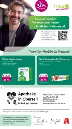 Entdecke - mea Apotheke: Top Angebote im November! ab 31.10.2025 gültig Entdecke - mea Apotheke: Top Angebote im November! ab 31.10.2025 gültig