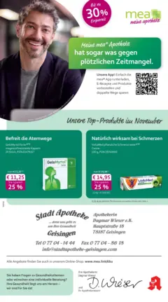 Entdecke - mea Apotheke: Top Angebote im November! ab 31.10.2025 gültig