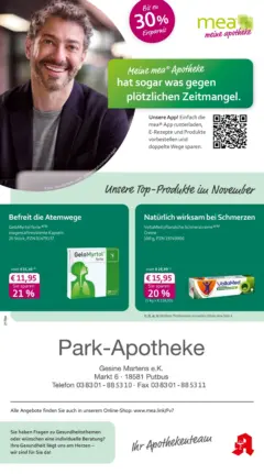 Entdecke - mea Apotheke: Top Angebote im November! ab 31.10.2025 gültig Entdecke - mea Apotheke: Top Angebote im November! ab 31.10.2025 gültig