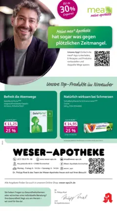 Entdecke - mea Apotheke: Top Angebote im November! ab 31.10.2025 gültig Entdecke - mea Apotheke: Top Angebote im November! ab 31.10.2025 gültig