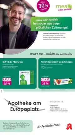Entdecke - mea Apotheke: Top Angebote im November! ab 31.10.2025 gültig
