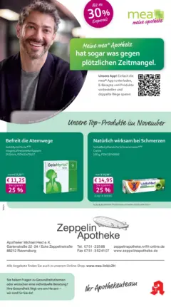 Entdecke - mea Apotheke: Top Angebote im November! ab 31.10.2025 gültig Entdecke - mea Apotheke: Top Angebote im November! ab 31.10.2025 gültig