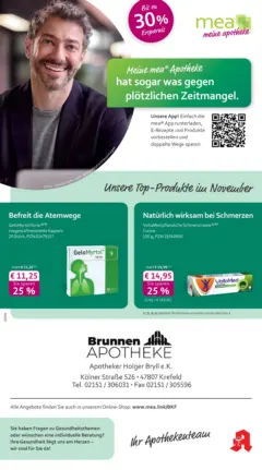 Entdecke - mea Apotheke: Top Angebote im November! ab 31.10.2025 gültig