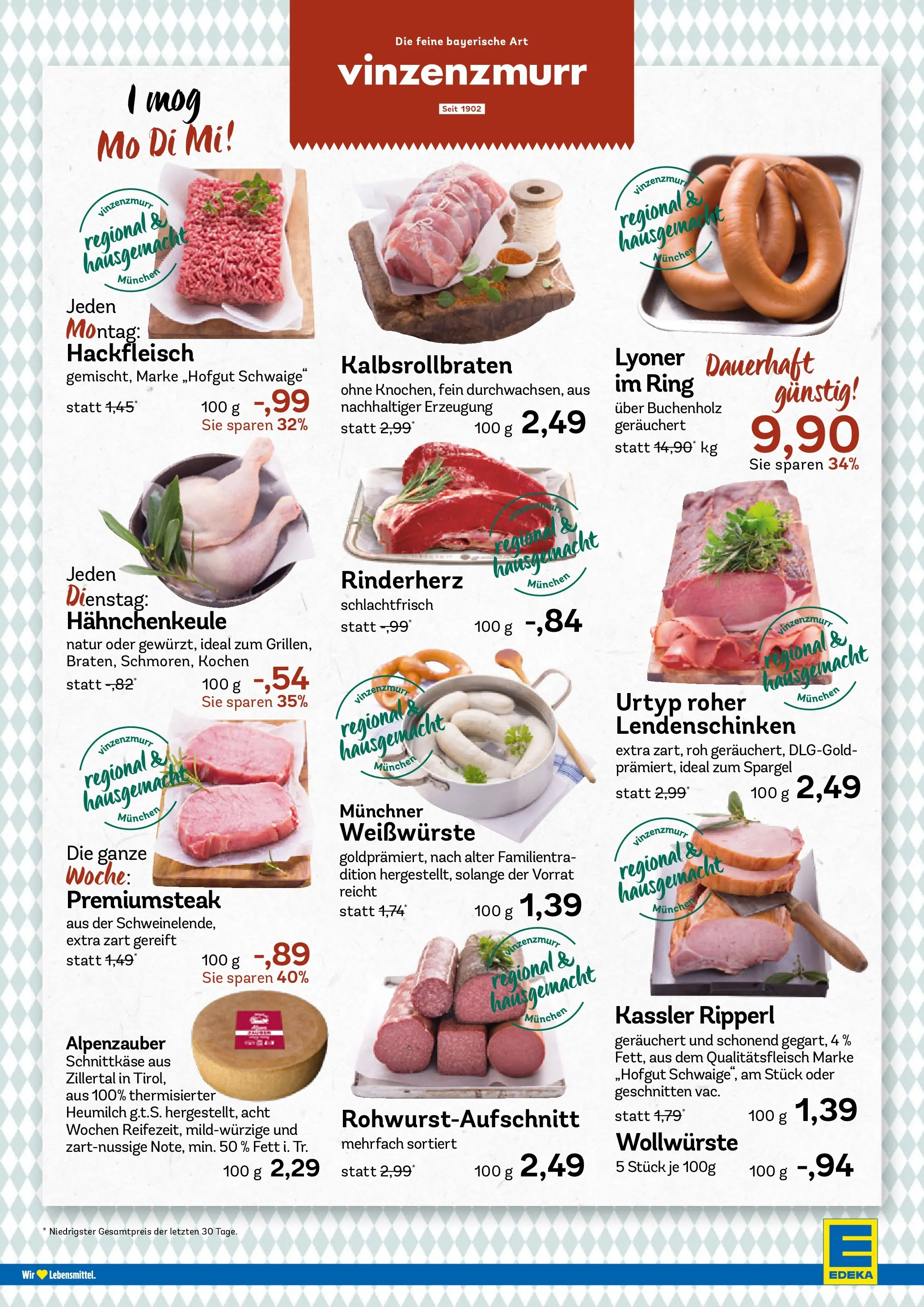 Edeka prospekt München	 (ab 26.10.2025) » Angebote Online | Seite: 4 | Produkte: Spargel, Hackfleisch