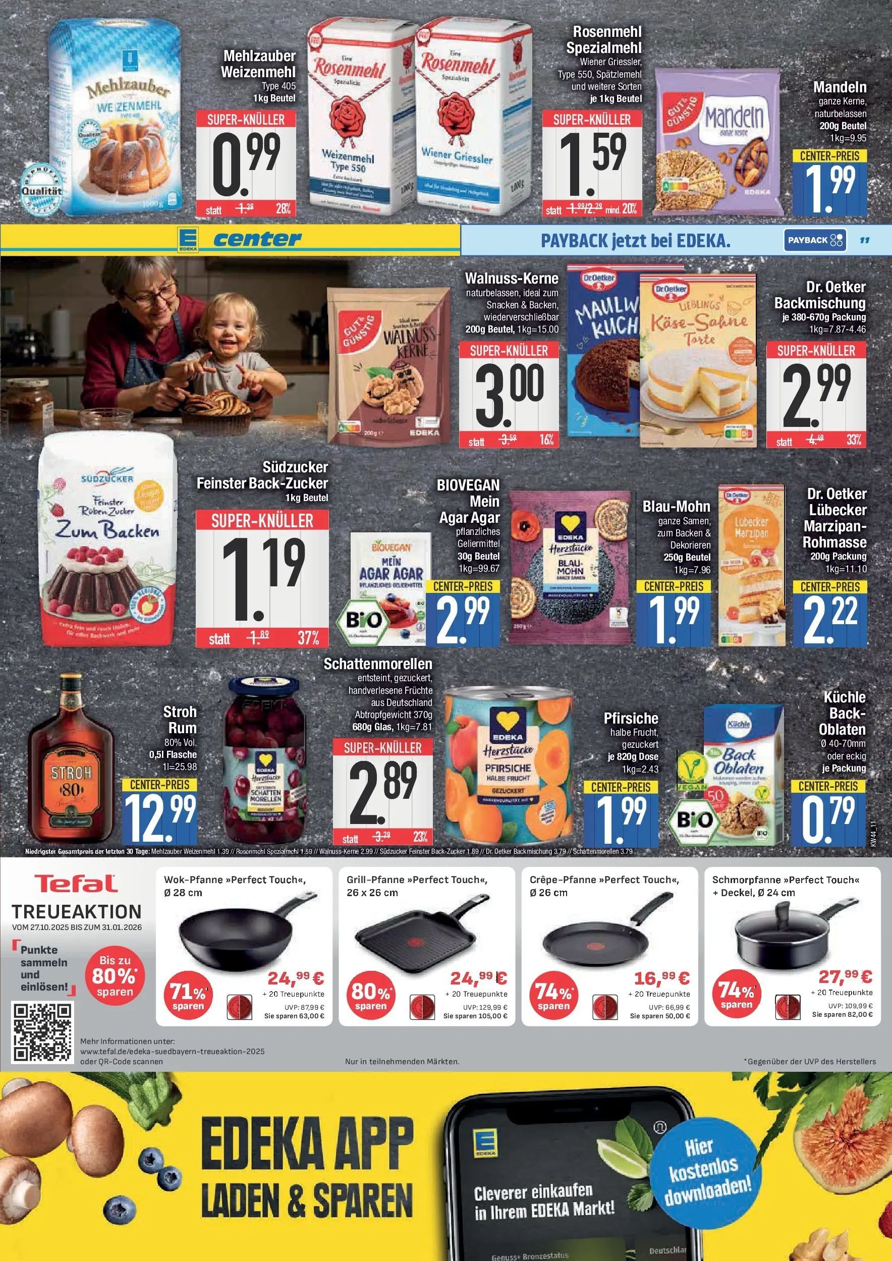 Edeka prospekt Bad Reichenhall	 (ab 26.10.2025) » Angebote Online | Seite: 11 | Produkte: Grill, Rum, Mandeln, Zucker
