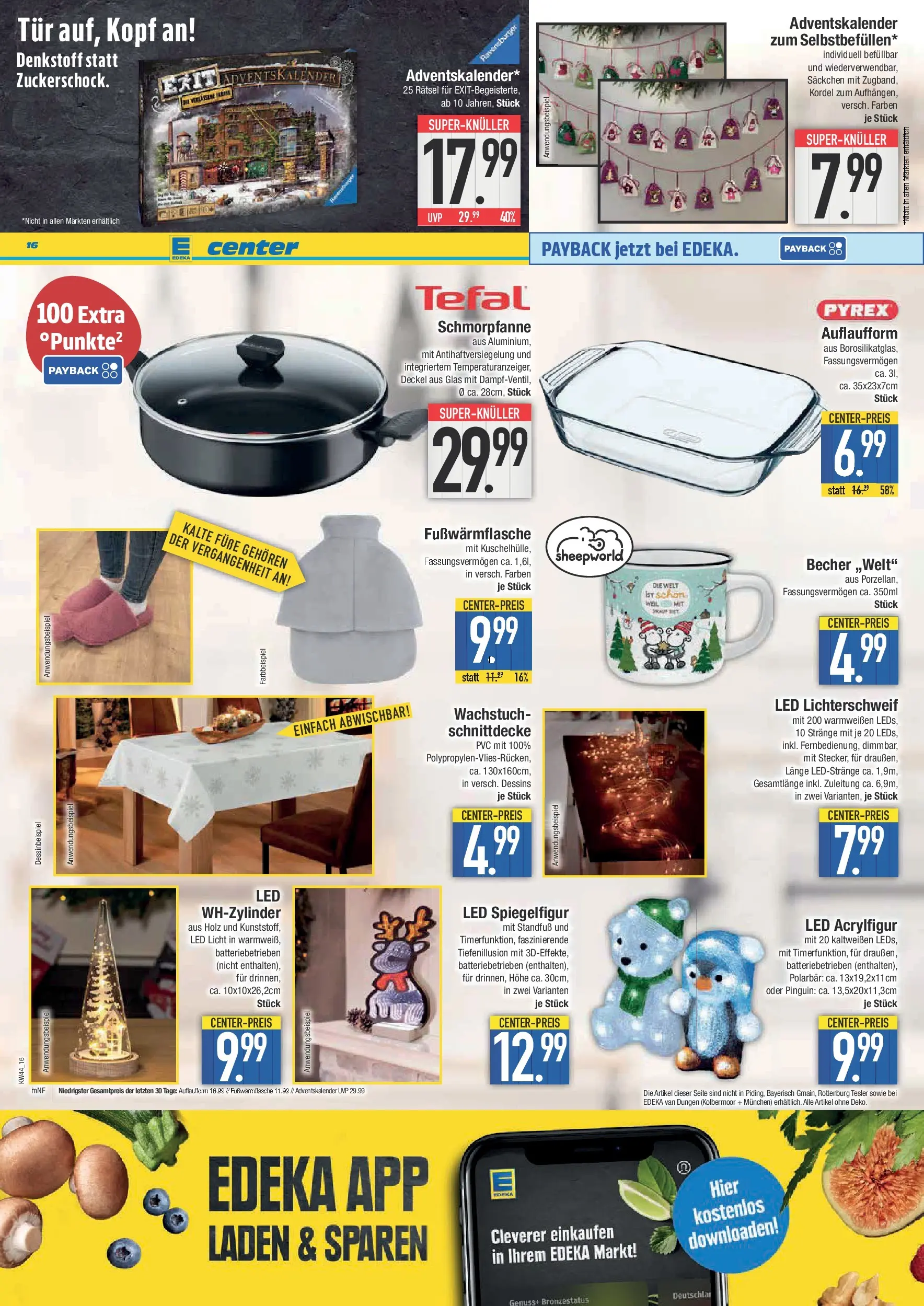 Edeka prospekt Bad Reichenhall	 (ab 26.10.2025) » Angebote Online | Seite: 16 | Produkte: String, Tür