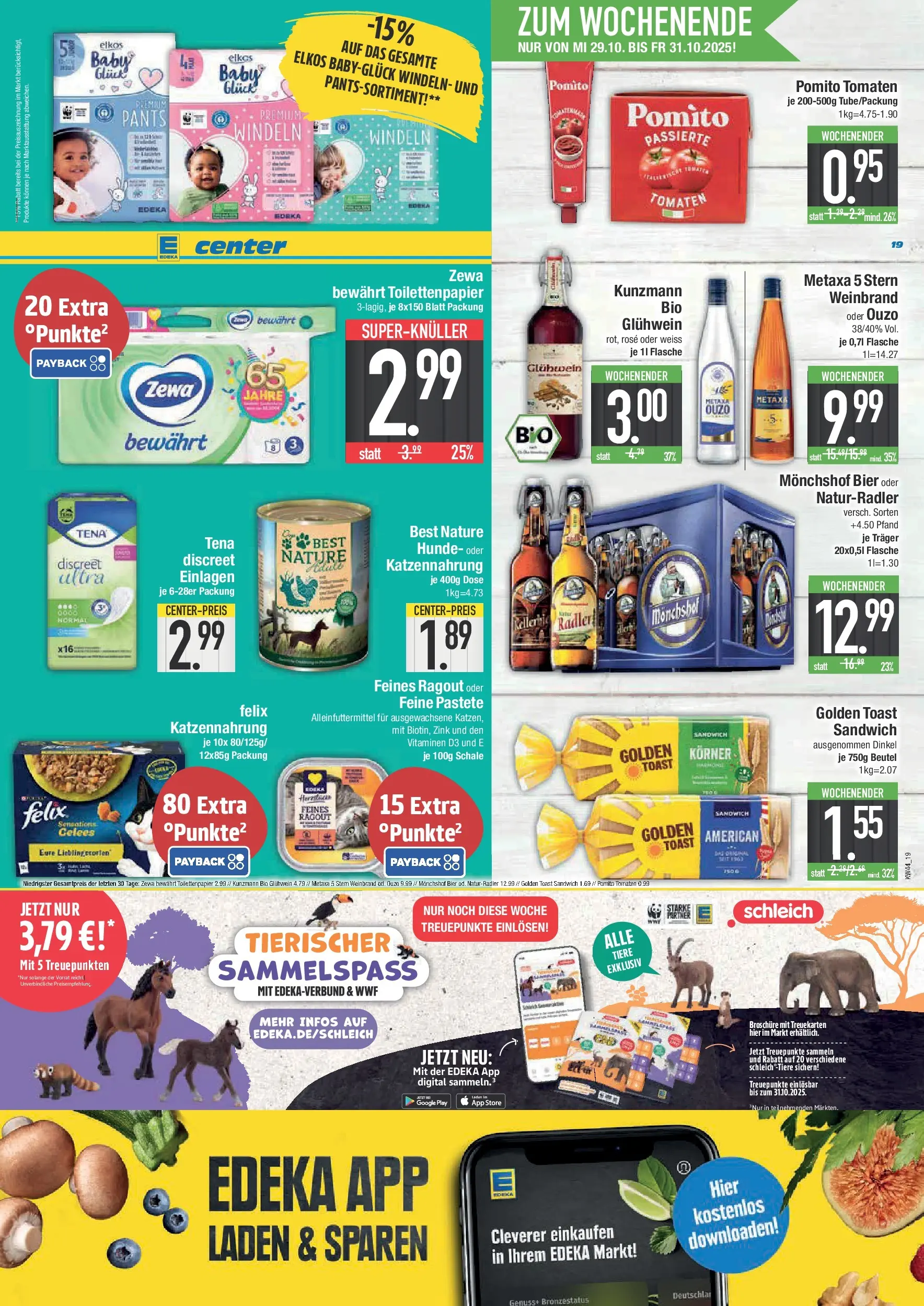 Edeka prospekt Bad Reichenhall	 (ab 26.10.2025) » Angebote Online | Seite: 19 | Produkte: Ouzo, Toast, Tomaten, Metaxa