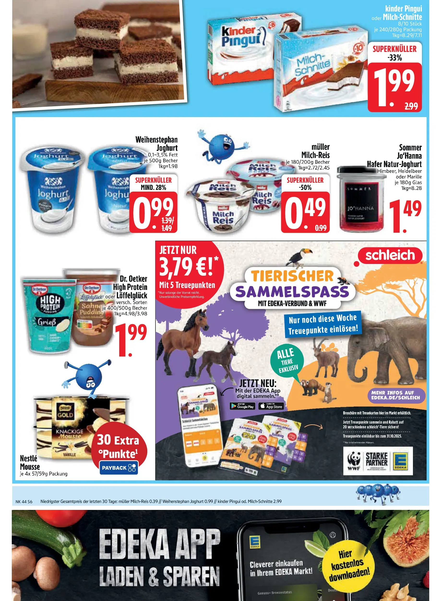 Edeka prospekt Rötz	 (ab 26.10.2025) » Angebote Online | Seite: 6 | Produkte: Milch, Joghurt, Reis