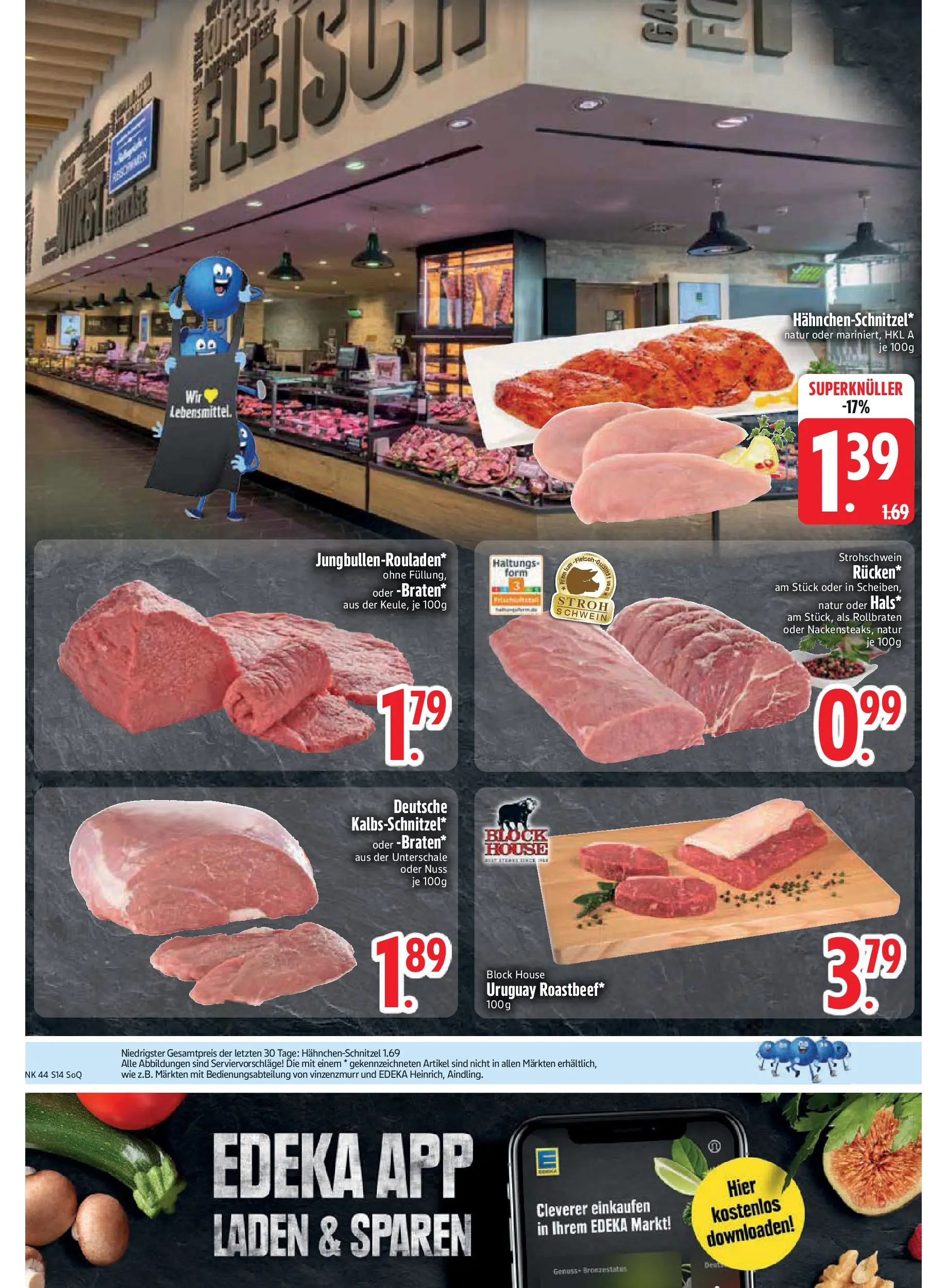 Edeka prospekt Neumarkt St. Veit	 (ab 26.10.2025) » Angebote Online | Seite: 14 | Produkte: Schnitzel