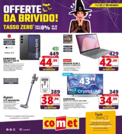 Anteprima del volantino Comet - Offerte da brivido da Comet! valido a partire dal 22.10.2025