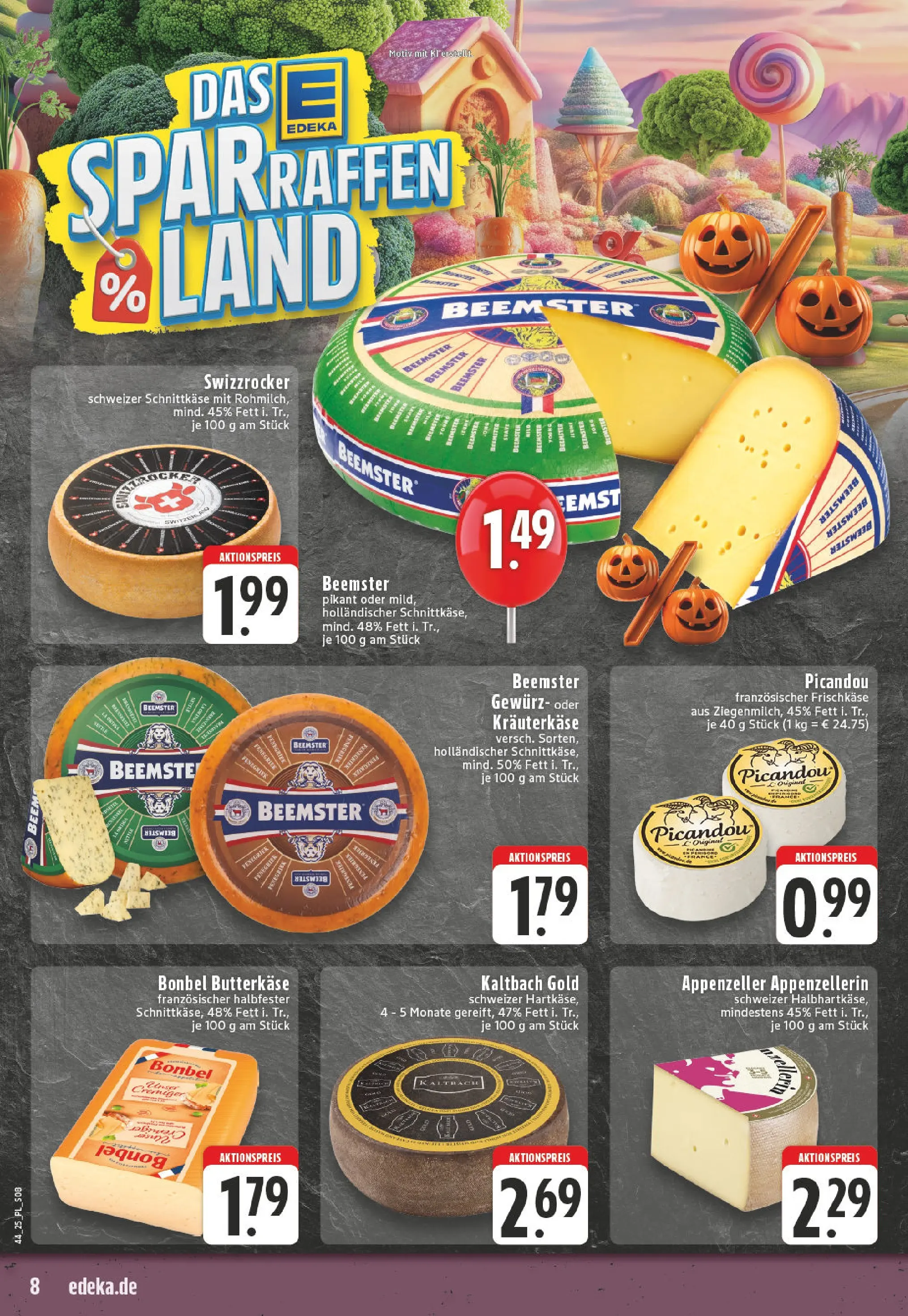 Edeka prospekt Eschweiler-Dürwiß	 (ab 26.10.2025) » Angebote Online | Seite: 8 | Produkte: Frischkase