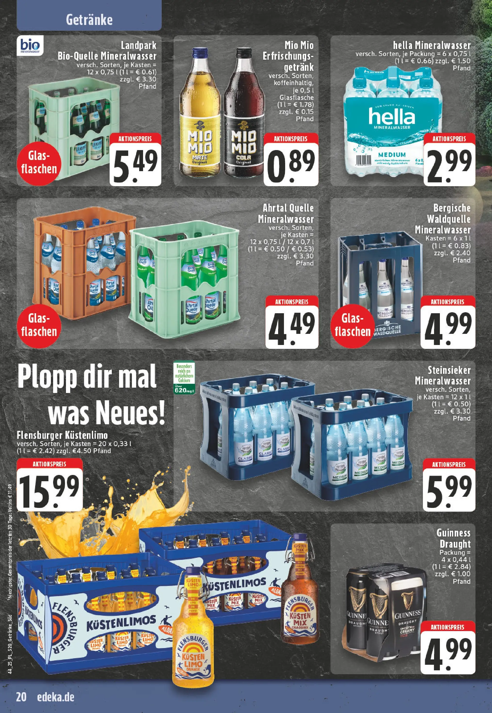 Edeka prospekt Bornheim	 (ab 26.10.2025) » Angebote Online | Seite: 20 | Produkte: Burger, Mineralwasser, Hella, Veltins