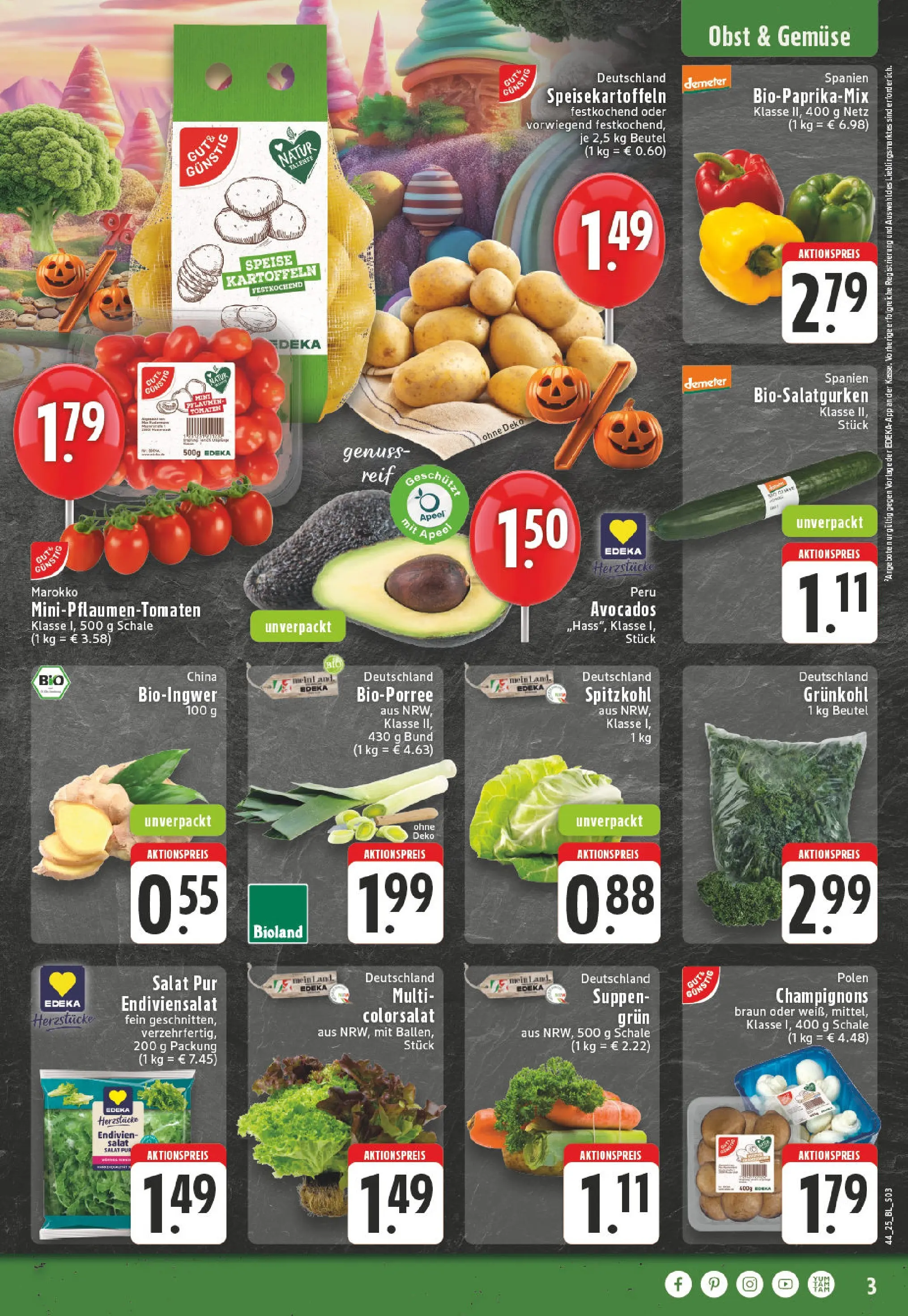 Edeka prospekt Bergneustadt	 (ab 26.10.2025) » Angebote Online | Seite: 3