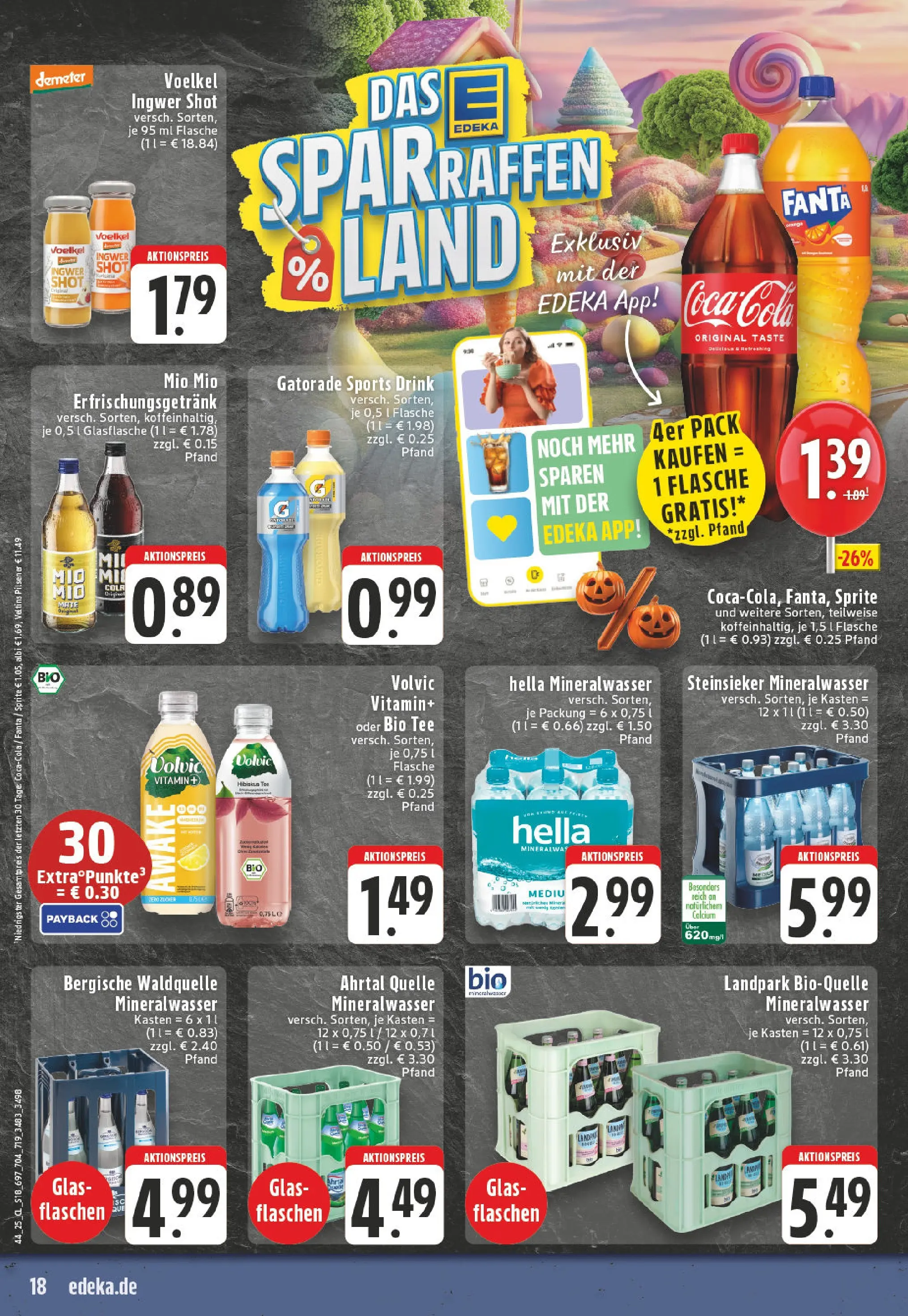 Edeka prospekt Bonn	 (ab 26.10.2025) » Angebote Online | Seite: 18 | Produkte: Sprite, Hella, Tee, Veltins