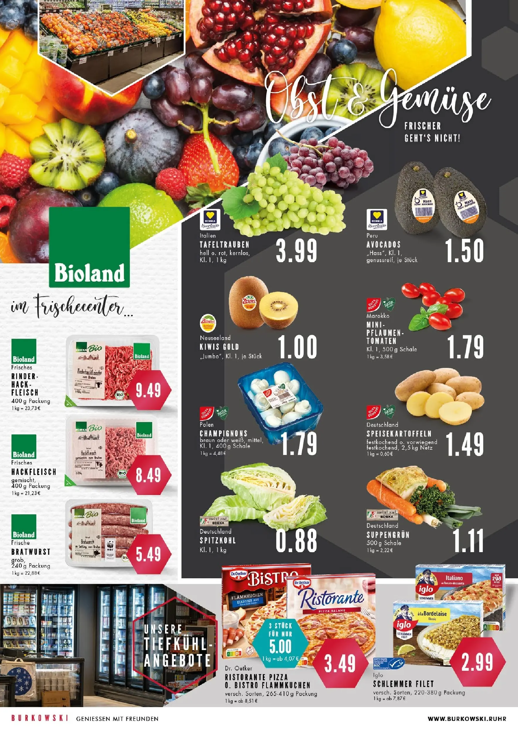 Edeka prospekt Bochum	 (ab 26.10.2025) » Angebote Online | Seite: 6 | Produkte: Iglo, Bratwurst, Tomaten, Pizza