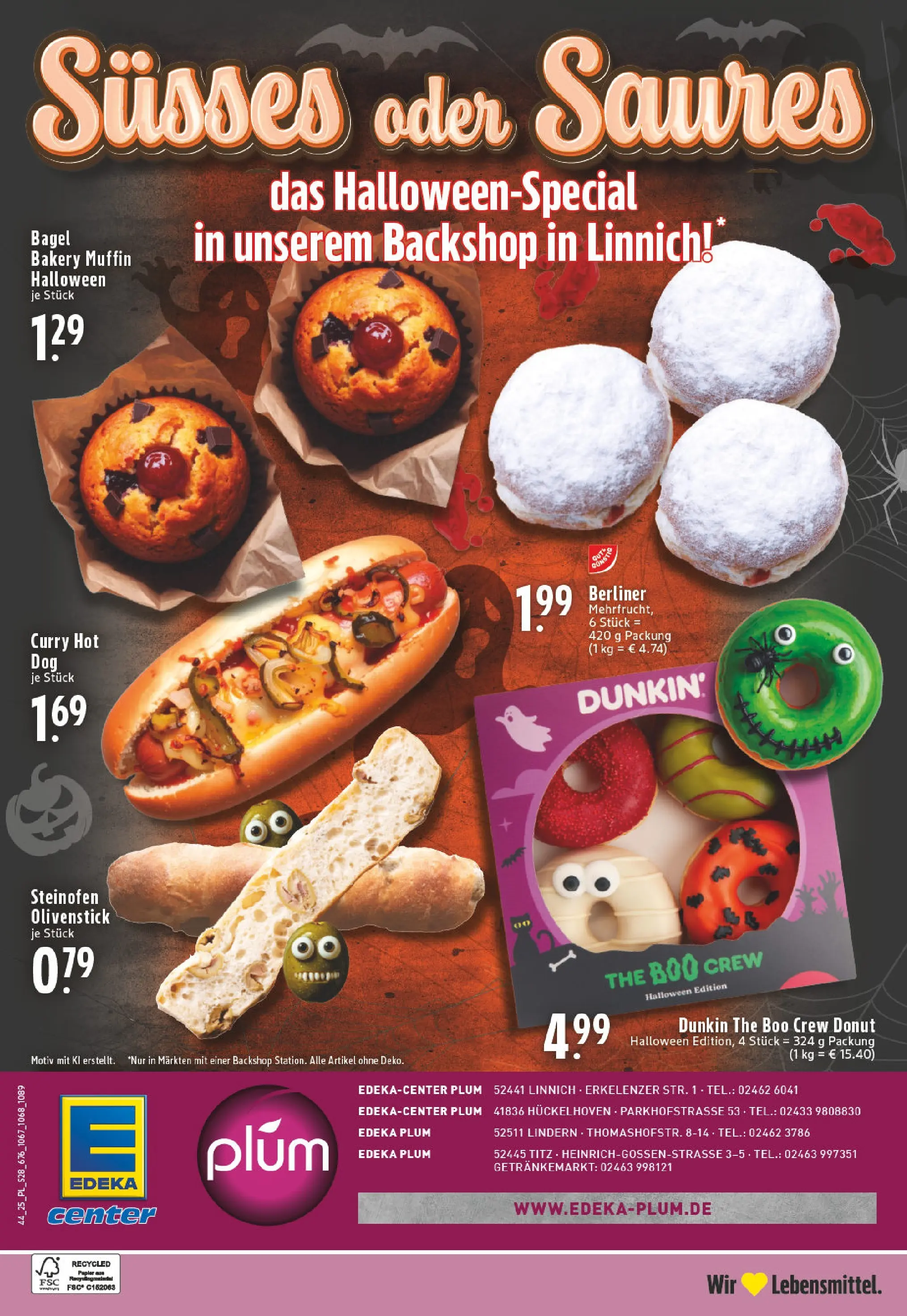Edeka prospekt Linnich	 (ab 26.10.2025) » Angebote Online | Seite: 28 | Produkte: Berliner
