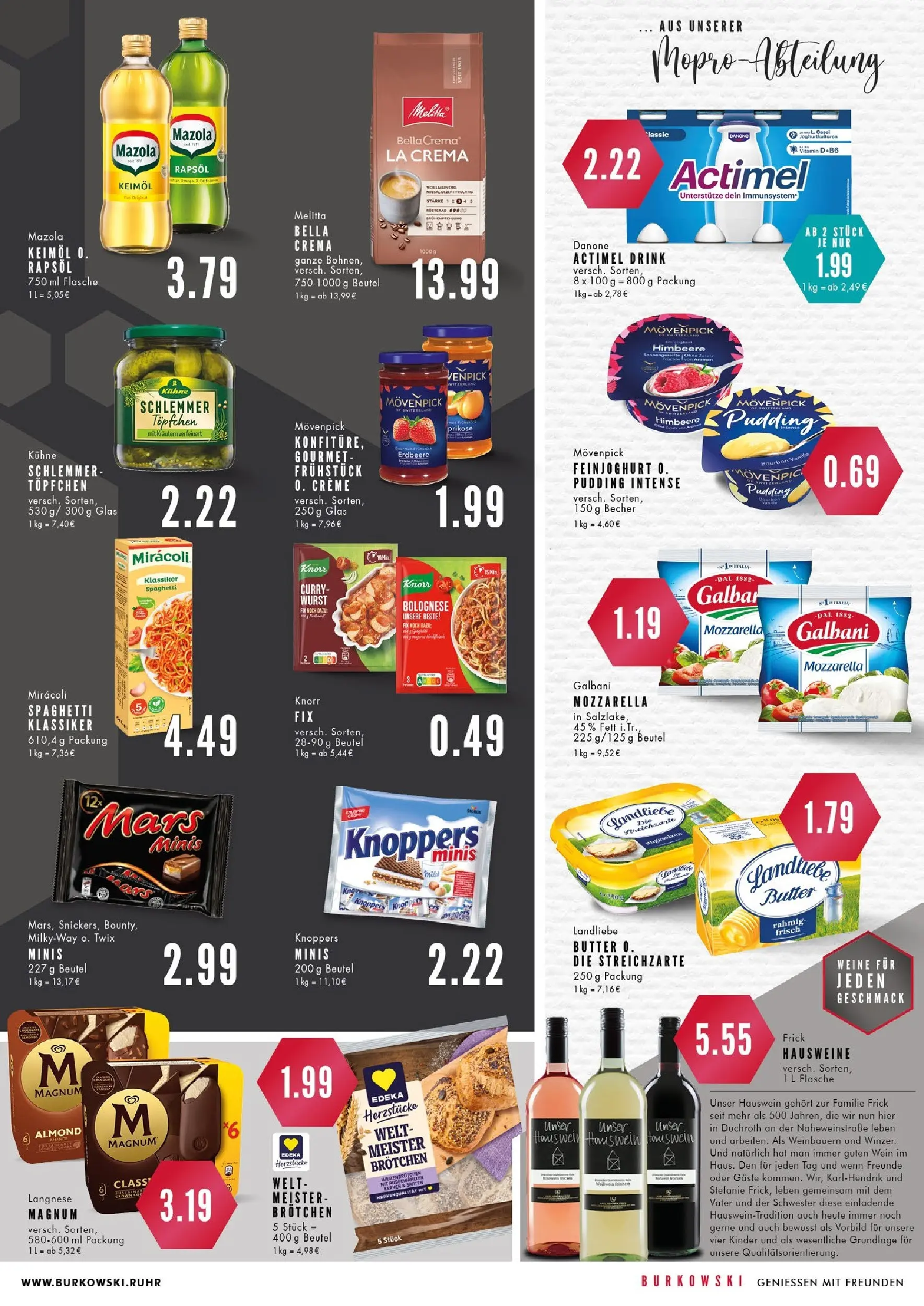 Edeka prospekt Bochum	 (ab 26.10.2025) » Angebote Online | Seite: 7 | Produkte: Actimel, Mars, Twix, Knoppers