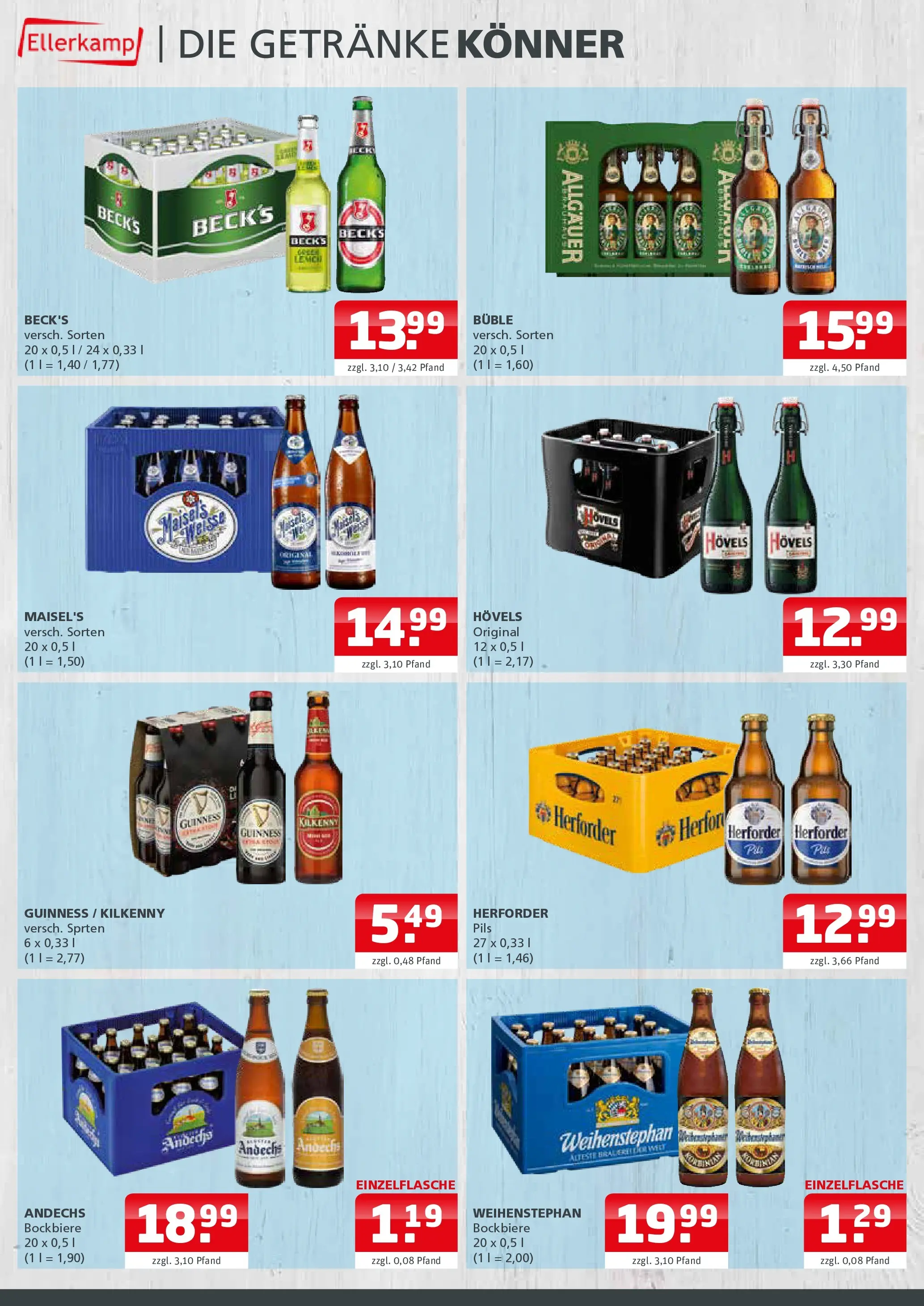 Entdecke - Getränke Ellerkamp: Getränkeangebote (ab 26.10.2025) zum Blättern | Seite: 2 | Produkte: Pils