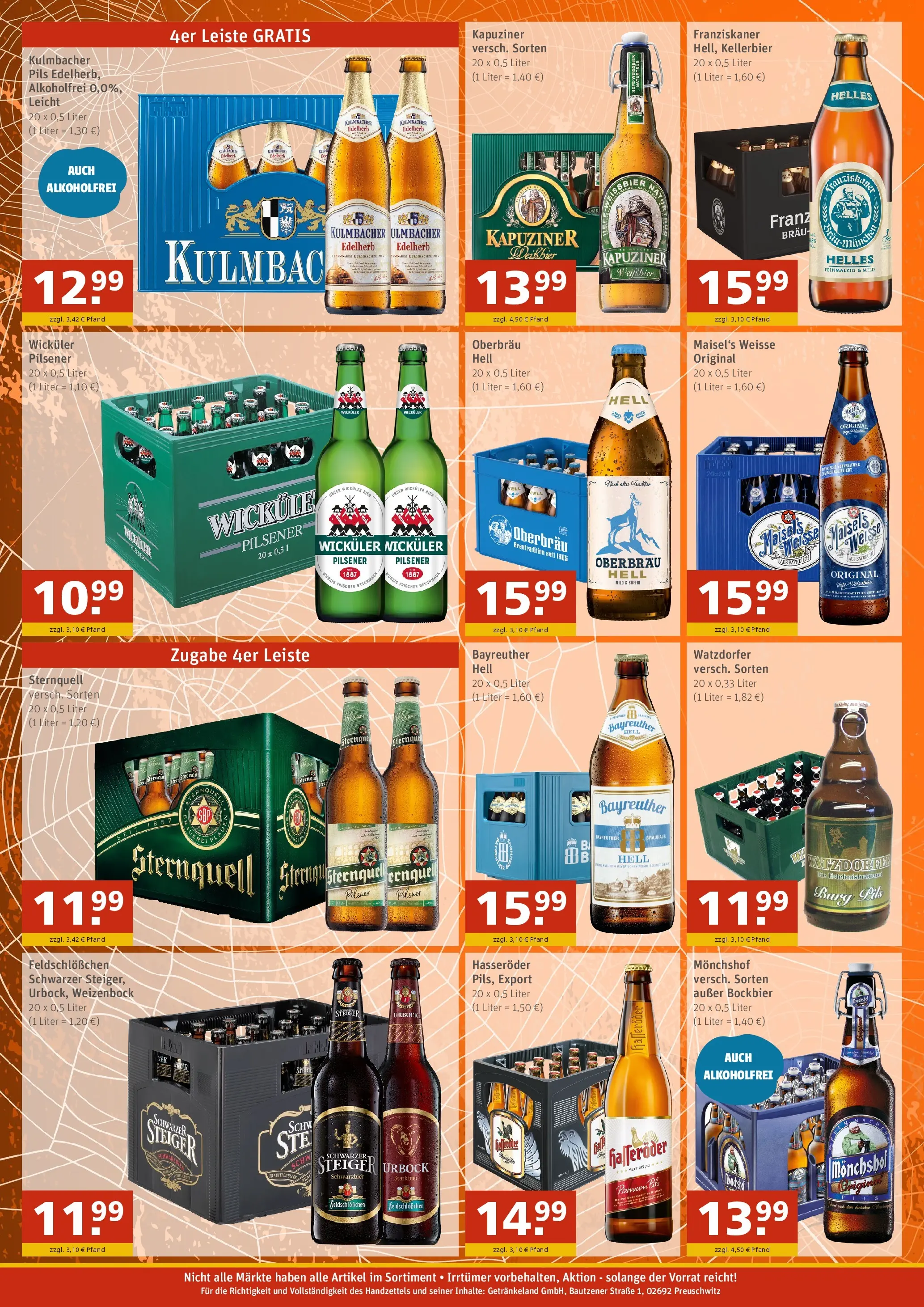 Entdecke - GetränkeLand Mayer: Getränkeangebote (ab 26.10.2025) zum Blättern | Seite: 2 | Produkte: Franziskaner, Weißbier, Pils, Hasseröder