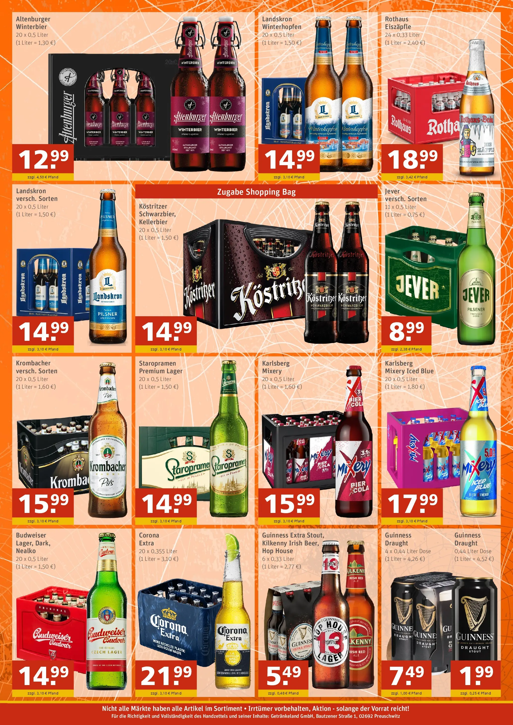 Entdecke - GetränkeLand Mayer: Getränkeangebote (ab 26.10.2025) zum Blättern | Seite: 3 | Produkte: Cola, Energy, Bier, Krombacher