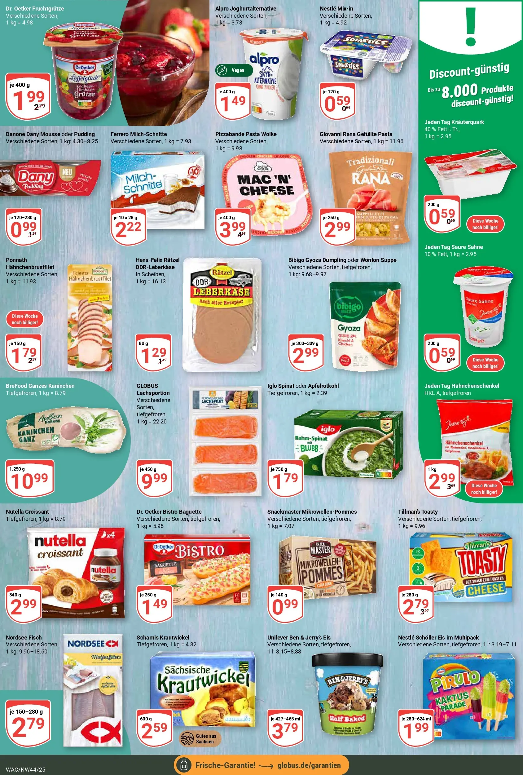 Globus prospekt Markkleeberg	 (ab 26.10.2025) » Angebote online | Seite: 10 | Produkte: Skyr, Ben & Jerry's, Lachs, Leberkase