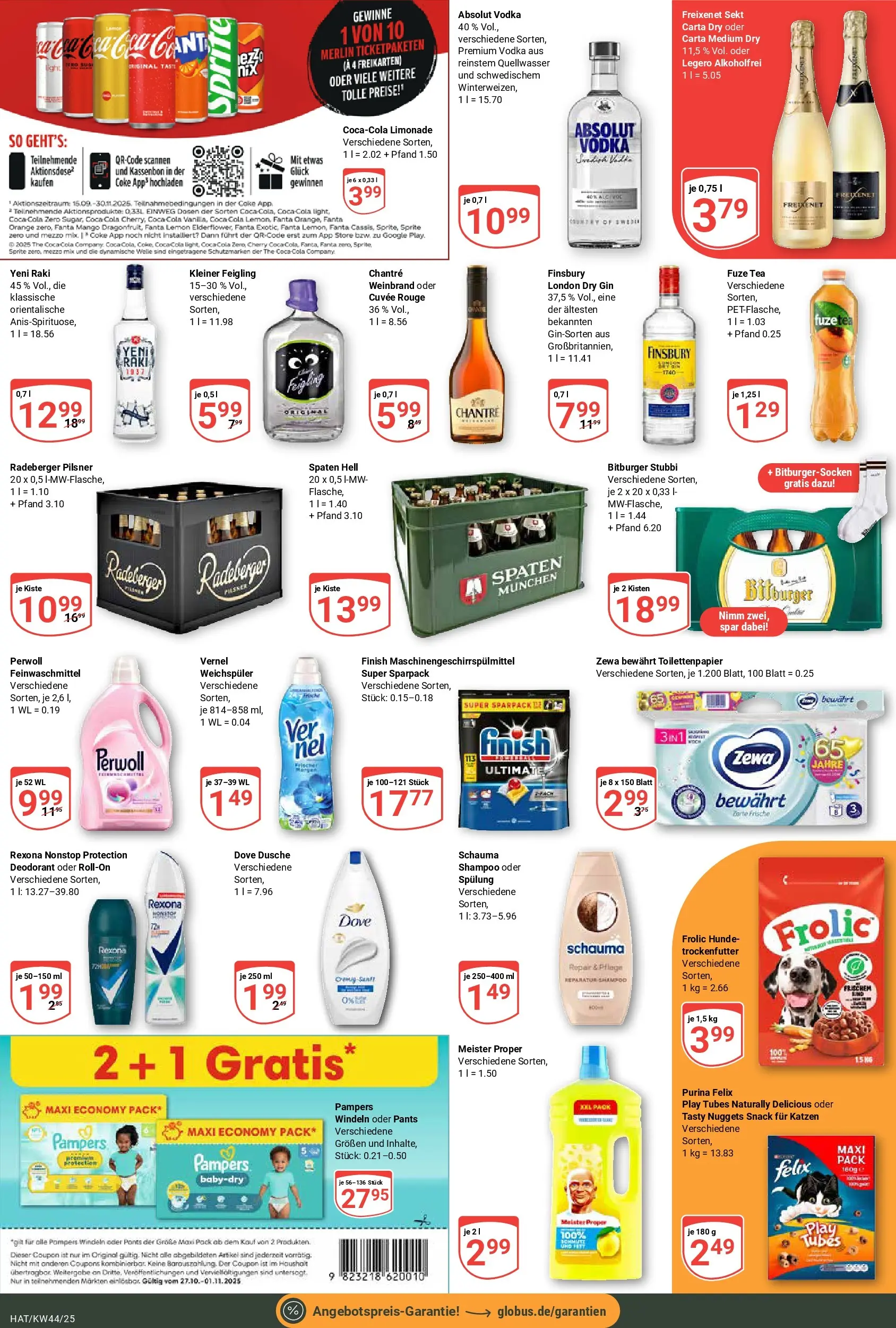 Globus prospekt Hattersheim	 (ab 26.10.2025) » Angebote online | Seite: 5 | Produkte: Coca cola, Cola, Sekt, Shampoo