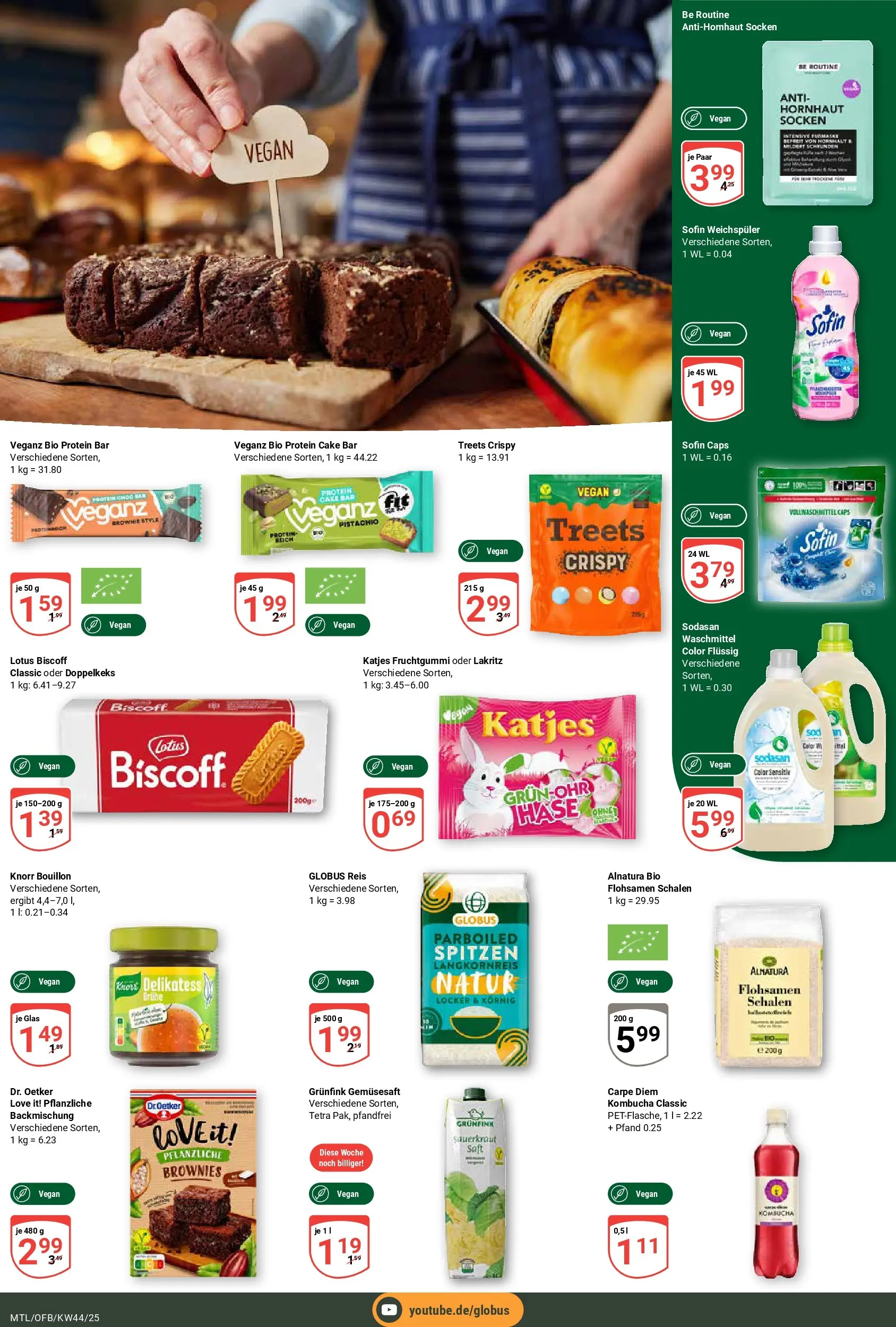 Globus prospekt Maintal-Dörnigheim	 (ab 26.10.2025) » Angebote online | Seite: 14 | Produkte: Katjes, Knorr, Weichspüler, Saft