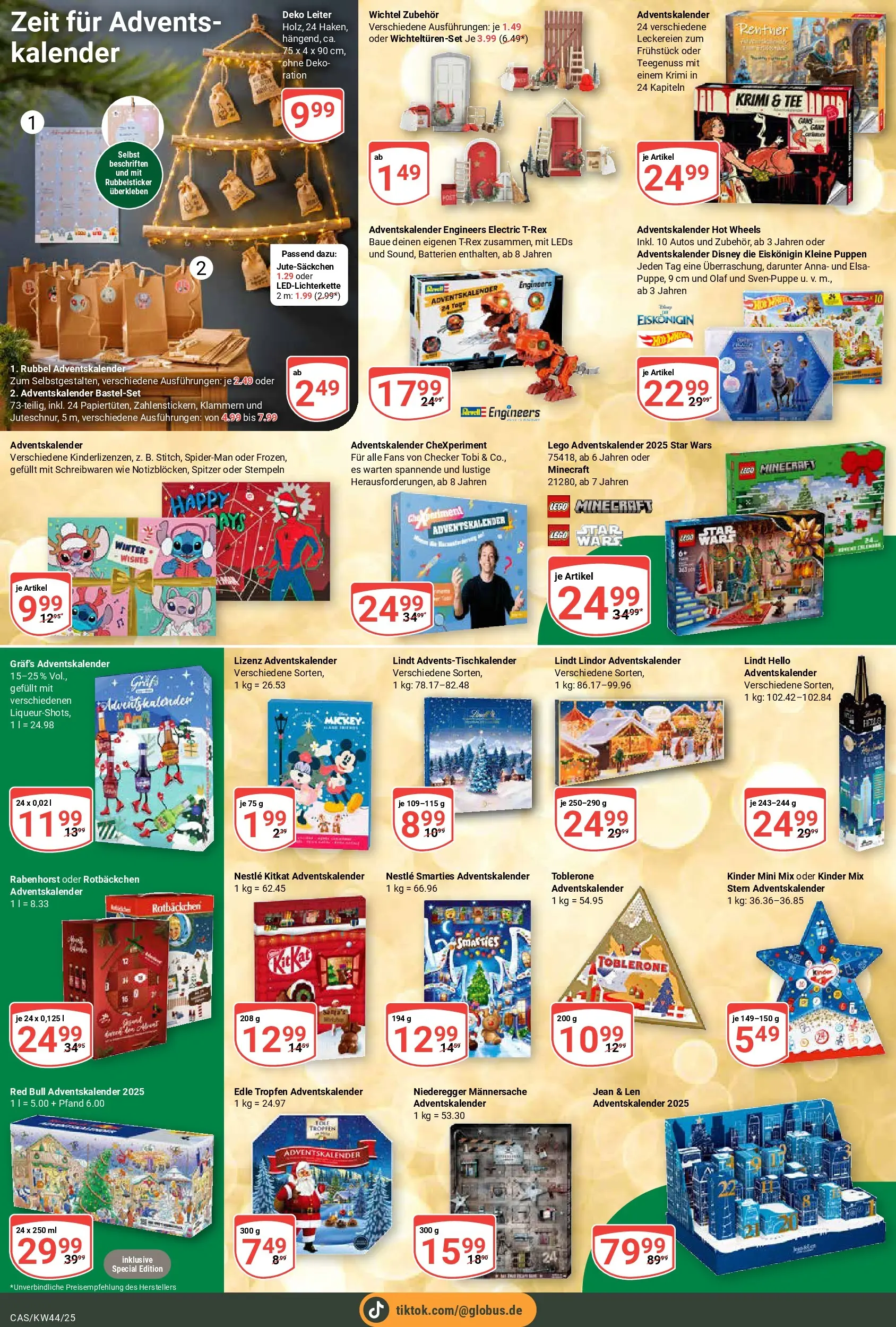 Globus prospekt Castrop-Rauxel	 (ab 26.10.2025) » Angebote online | Seite: 27 | Produkte: Red bull, Batterien, Smarties, Tee