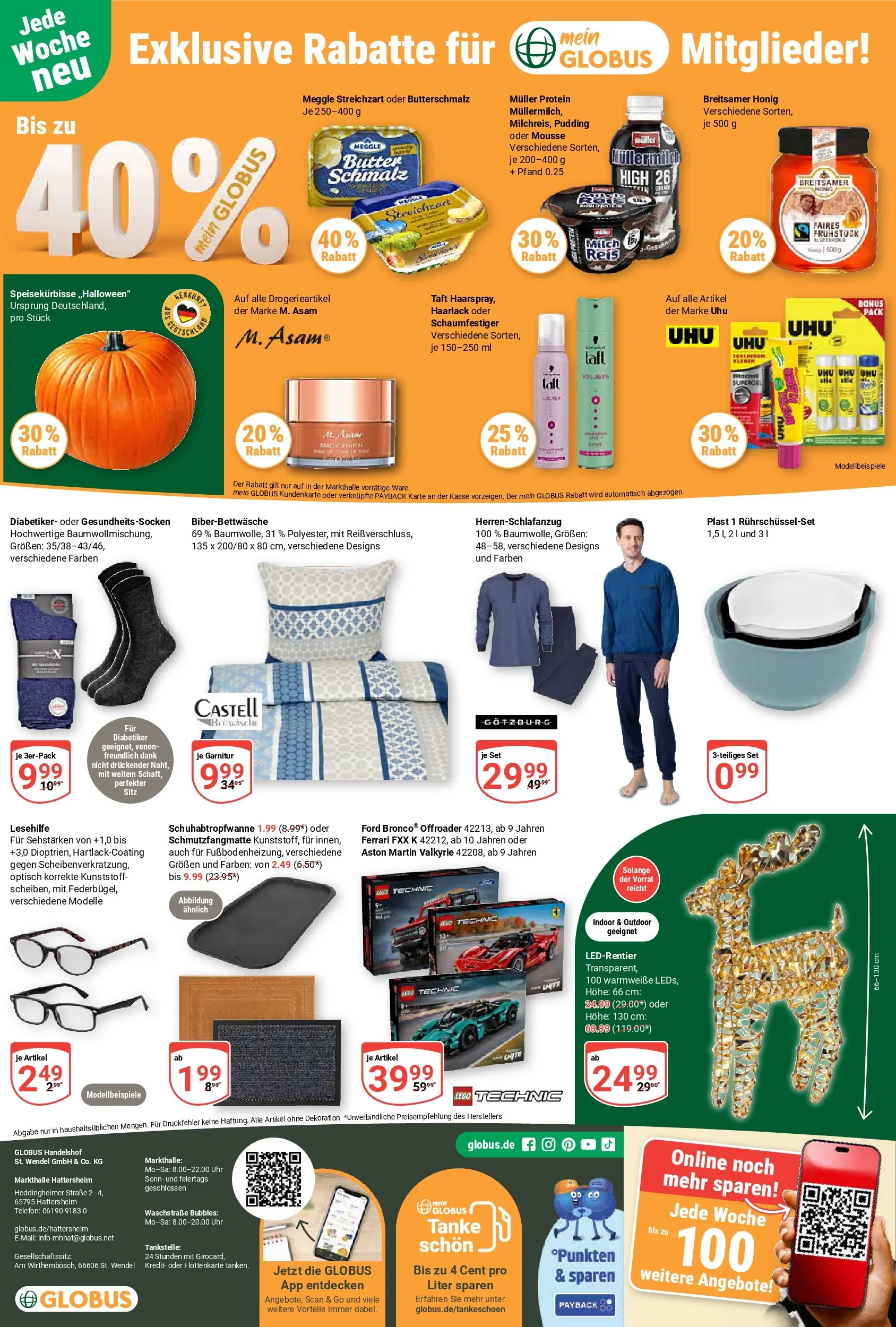 Globus prospekt Hattersheim	 (ab 26.10.2025) » Angebote online | Seite: 30 | Produkte: Butterschmalz, Schmutzfangmatte, Pudding, Telefon