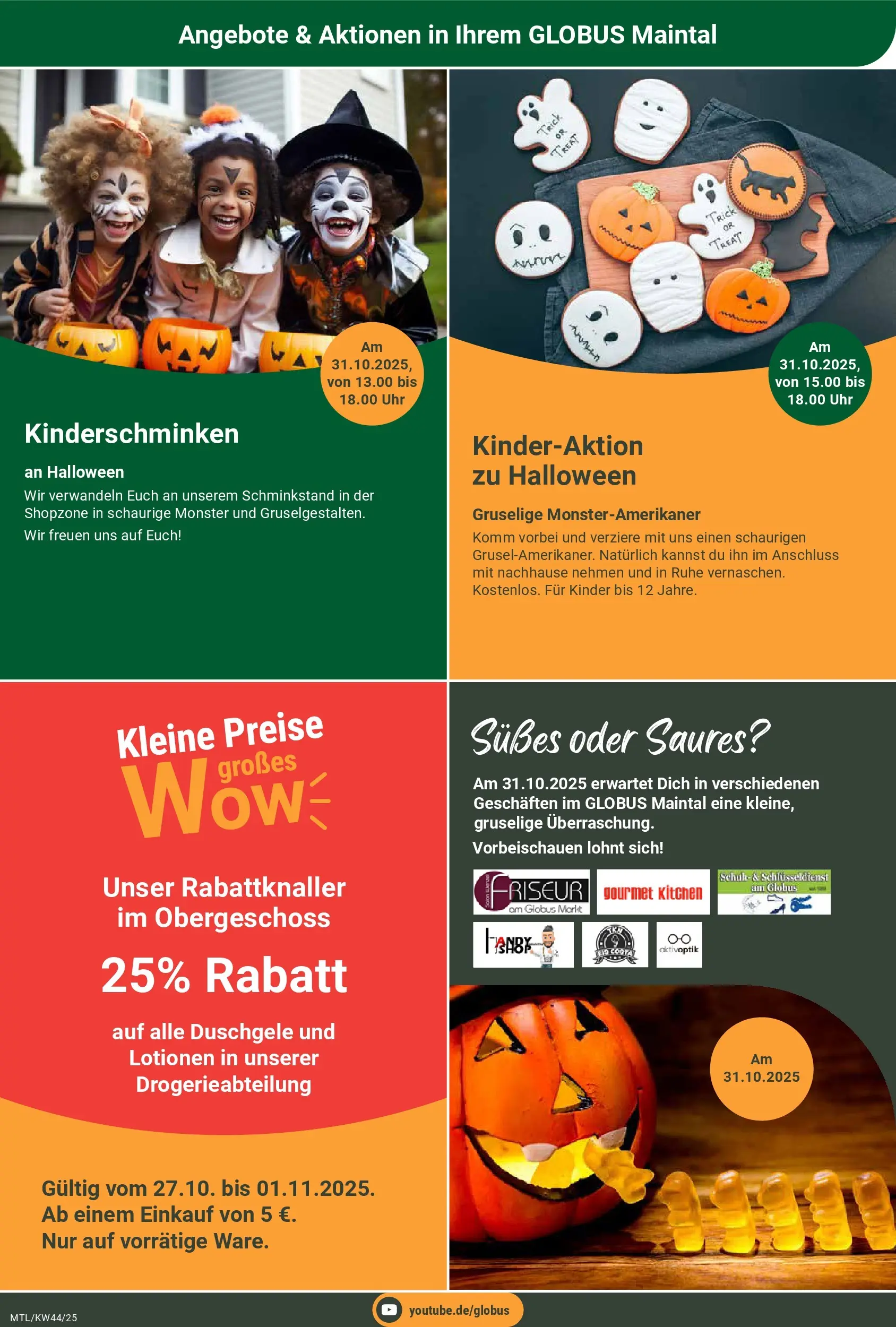 Globus prospekt Maintal-Dörnigheim	 (ab 26.10.2025) » Angebote online | Seite: 28 | Produkte: Monster, Uhr