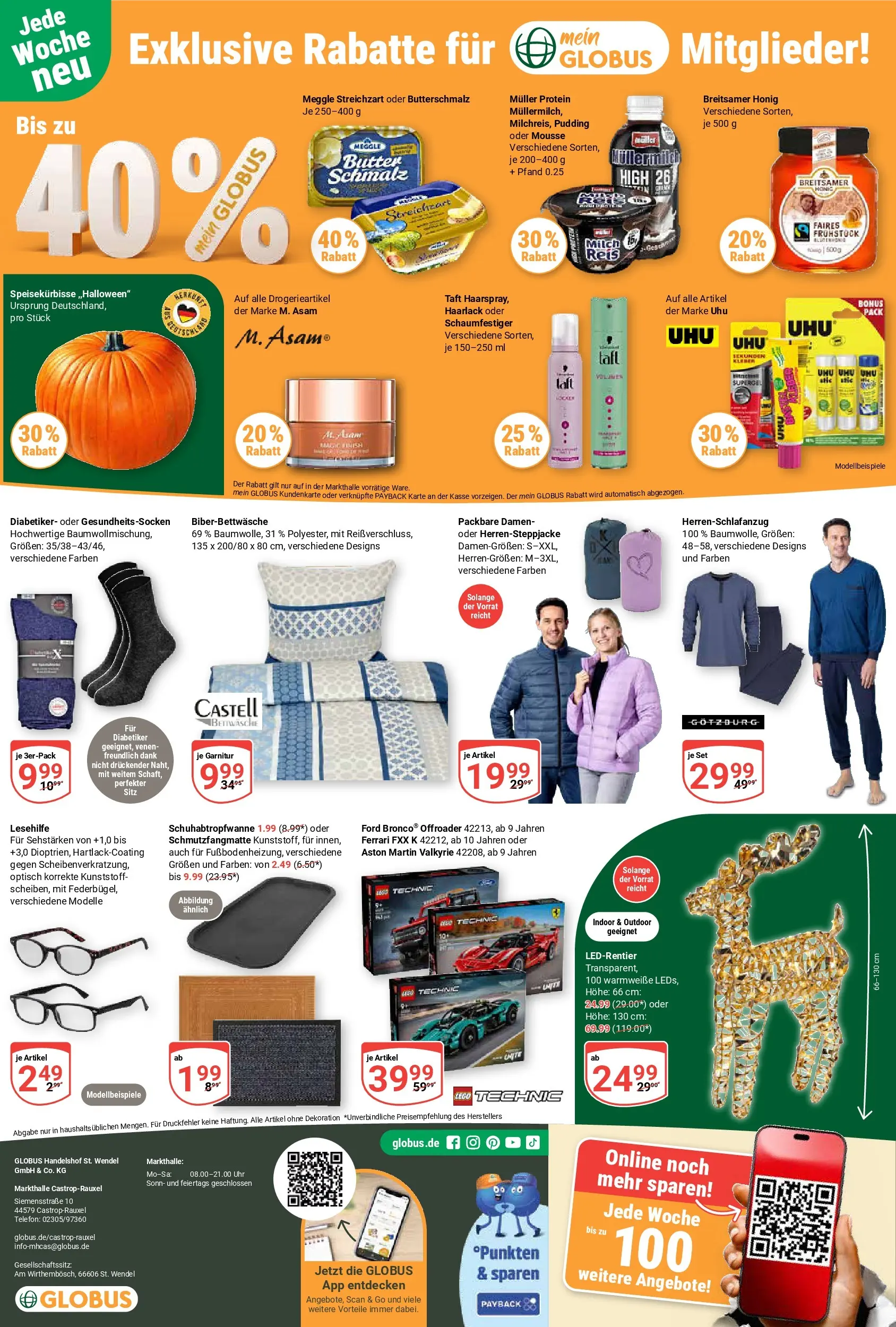 Globus prospekt Castrop-Rauxel	 (ab 26.10.2025) » Angebote online | Seite: 32 | Produkte: Milch, Butter, Schmutzfangmatte, Uhr