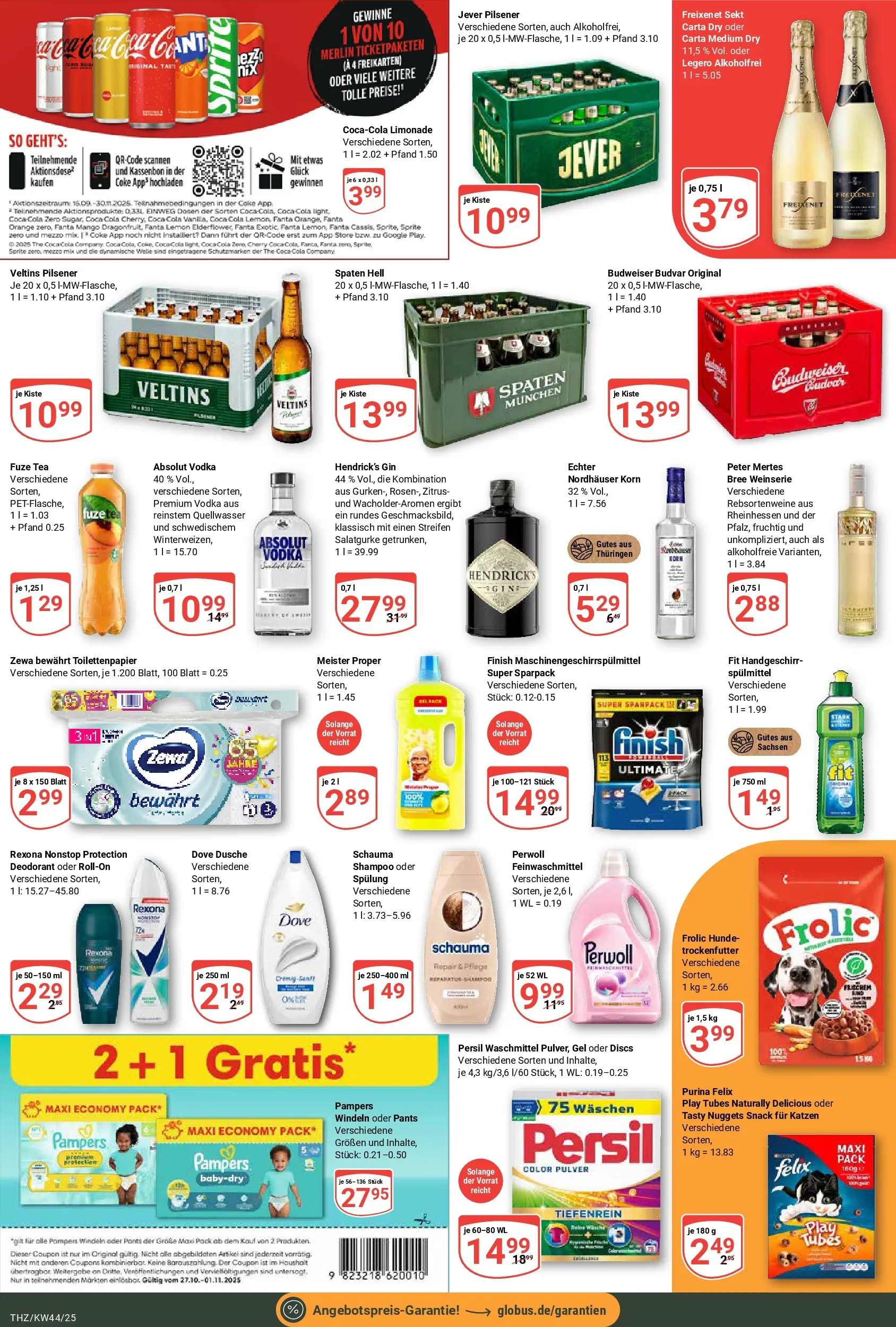 Globus prospekt Zeitz	 (ab 26.10.2025) » Angebote online | Seite: 5 | Produkte: Mezzo mix, Fanta, Pampers, Mango