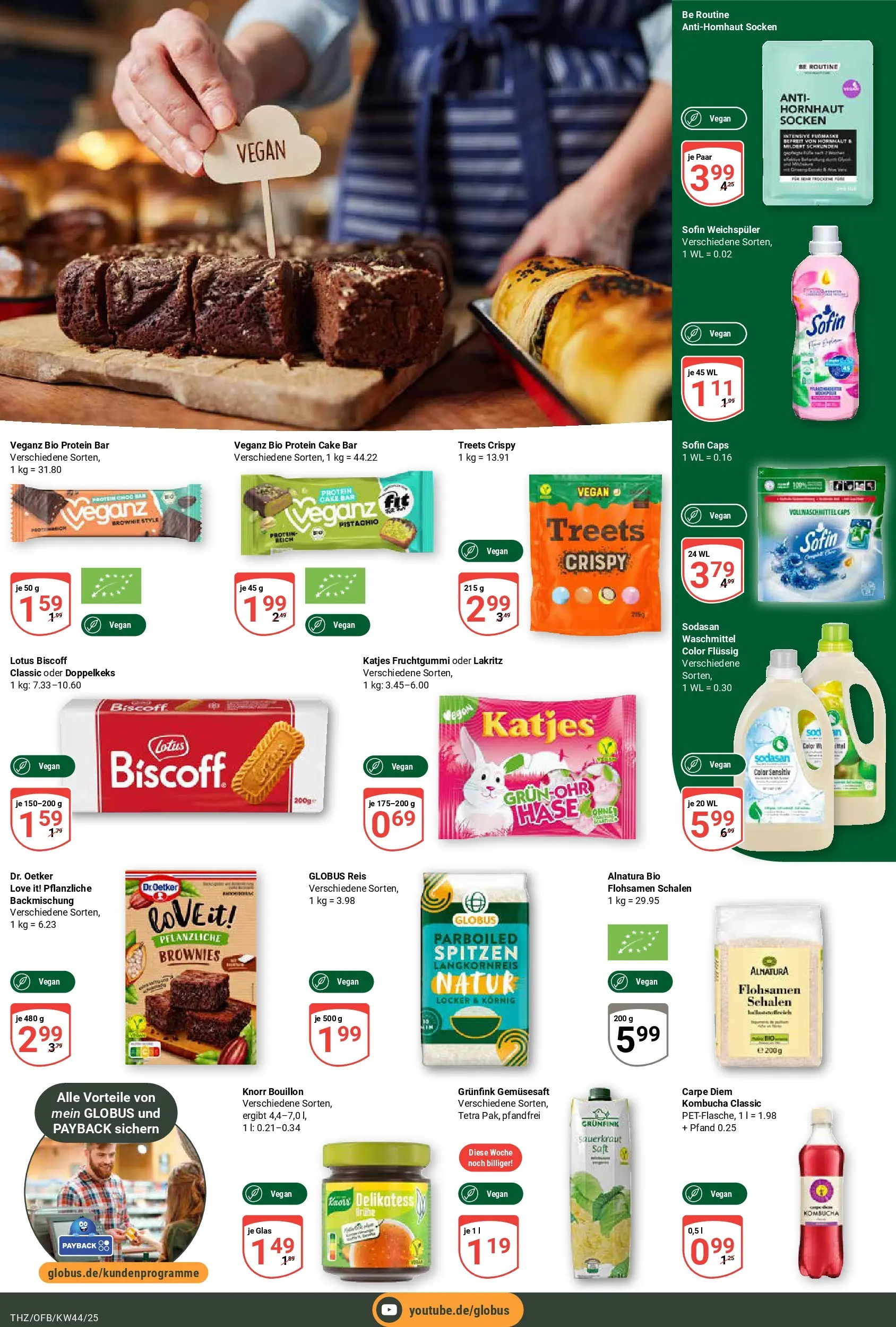 Globus prospekt Zeitz	 (ab 26.10.2025) » Angebote online | Seite: 15 | Produkte: Knorr, Weichspüler, Socken, Saft