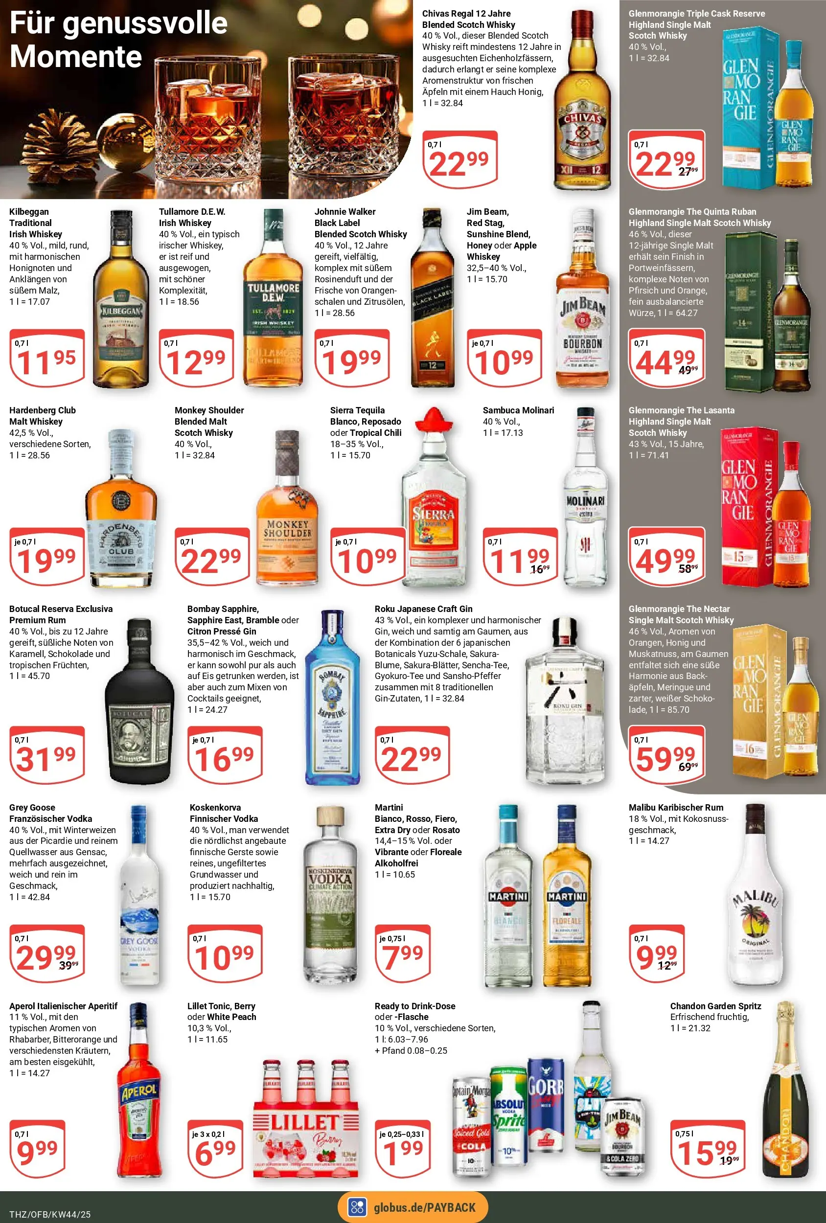 Globus prospekt Zeitz	 (ab 26.10.2025) » Angebote online | Seite: 20 | Produkte: Sprite, Finish, Pfirsich, Vodka