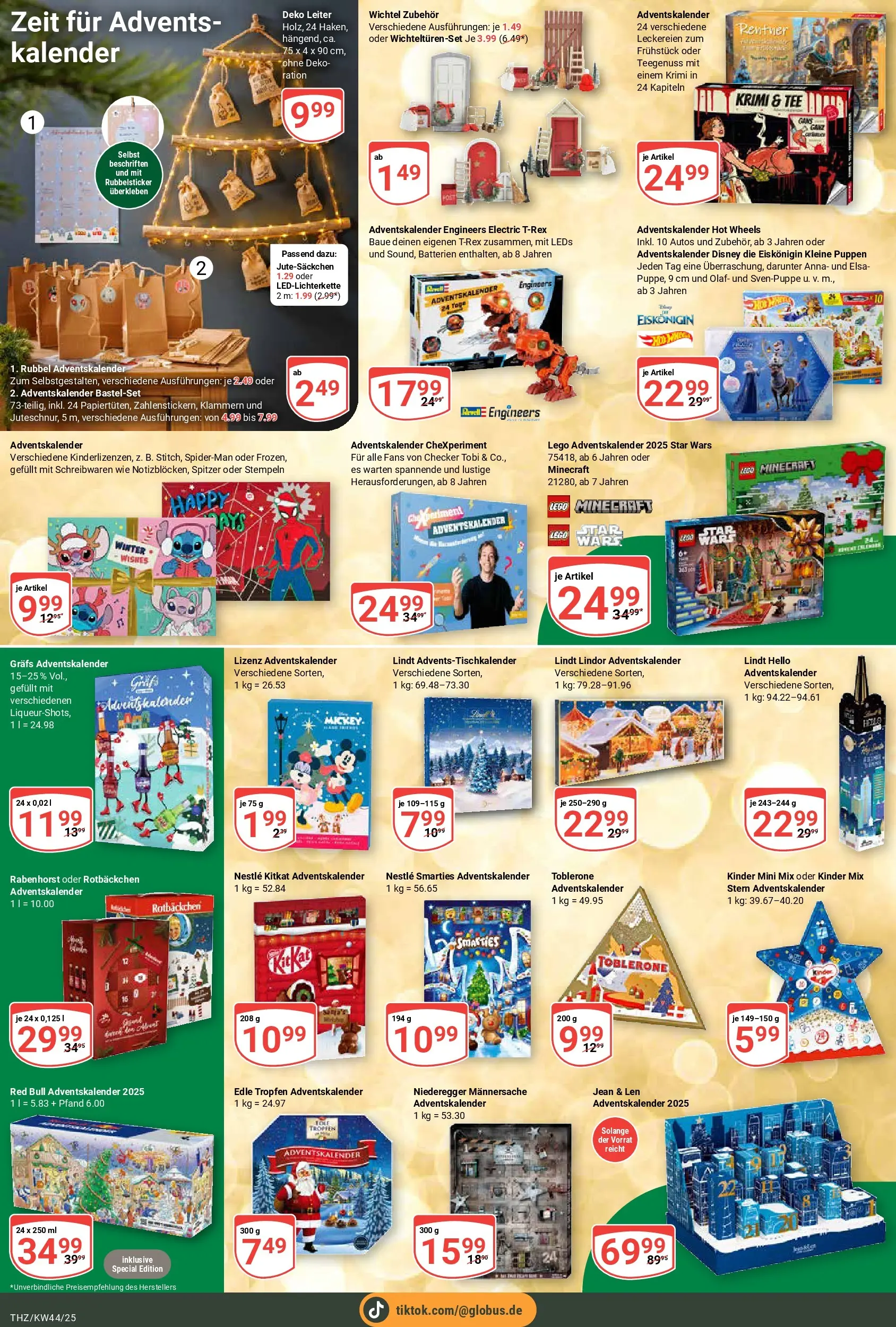 Globus prospekt Zeitz	 (ab 26.10.2025) » Angebote online | Seite: 24 | Produkte: Red bull, Batterien, Smarties, Tee