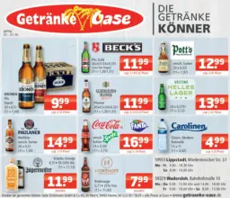 Getränke Oase: Getränkeangebote